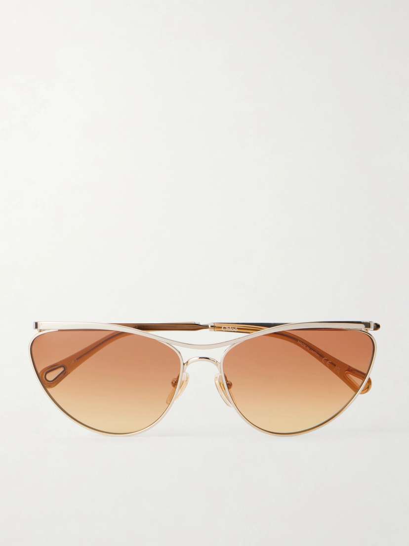 Chloé Aviator-style Gold-tone Sunglasses | Thumbnail 6 Chloé Aviator-style Gold-tone Sunglasses | Thumbnail 6