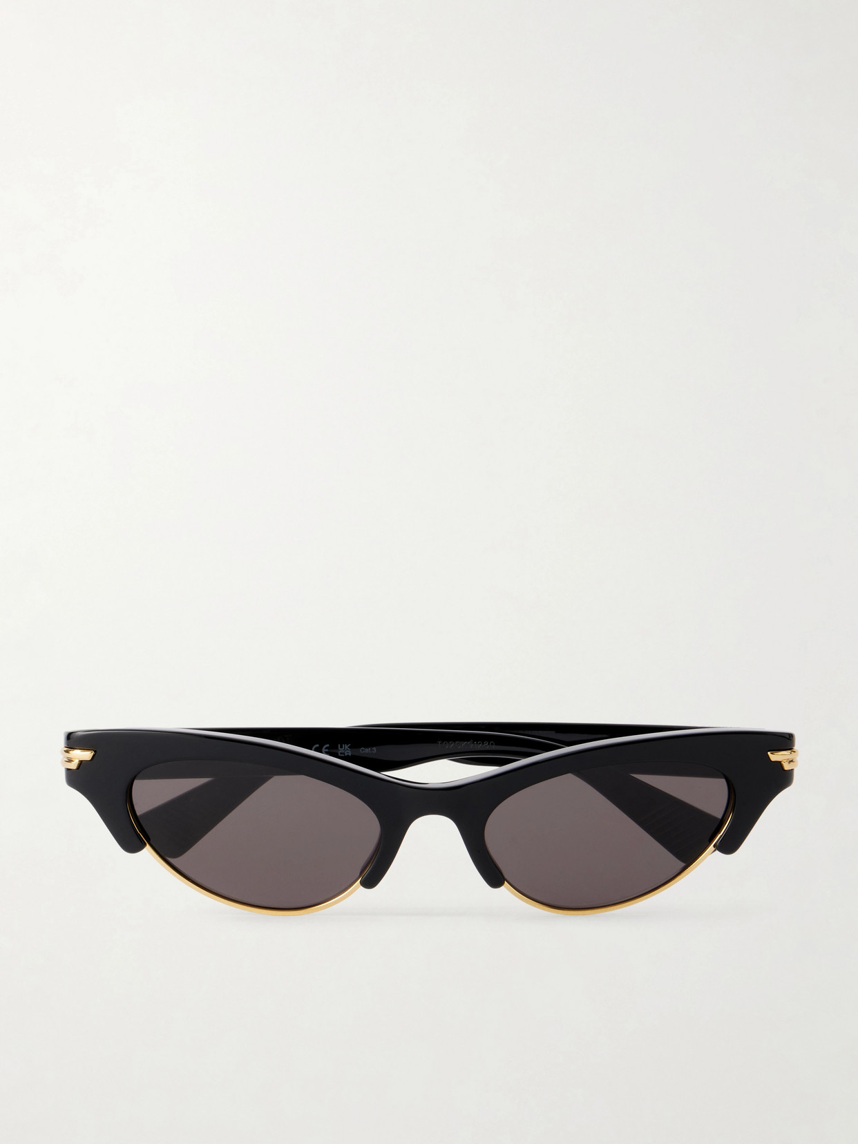 Bottega Veneta Cat-eye Acetate Sunglasses In Red
