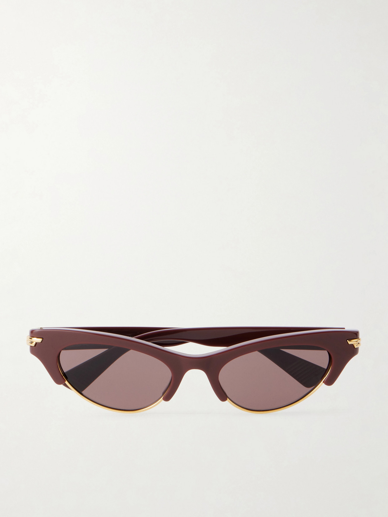 Bottega Veneta Cat-eye Acetate Sunglasses In Purple