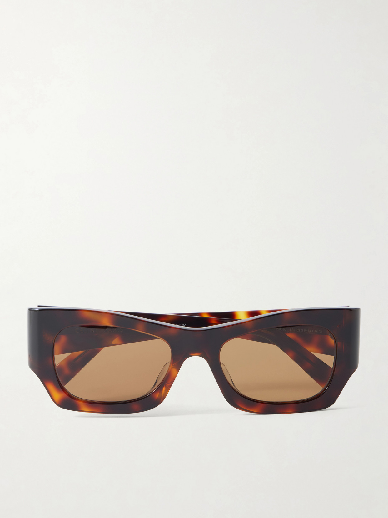 Celine Square-frame Tortoiseshell Acetate Sunglasses In Brown