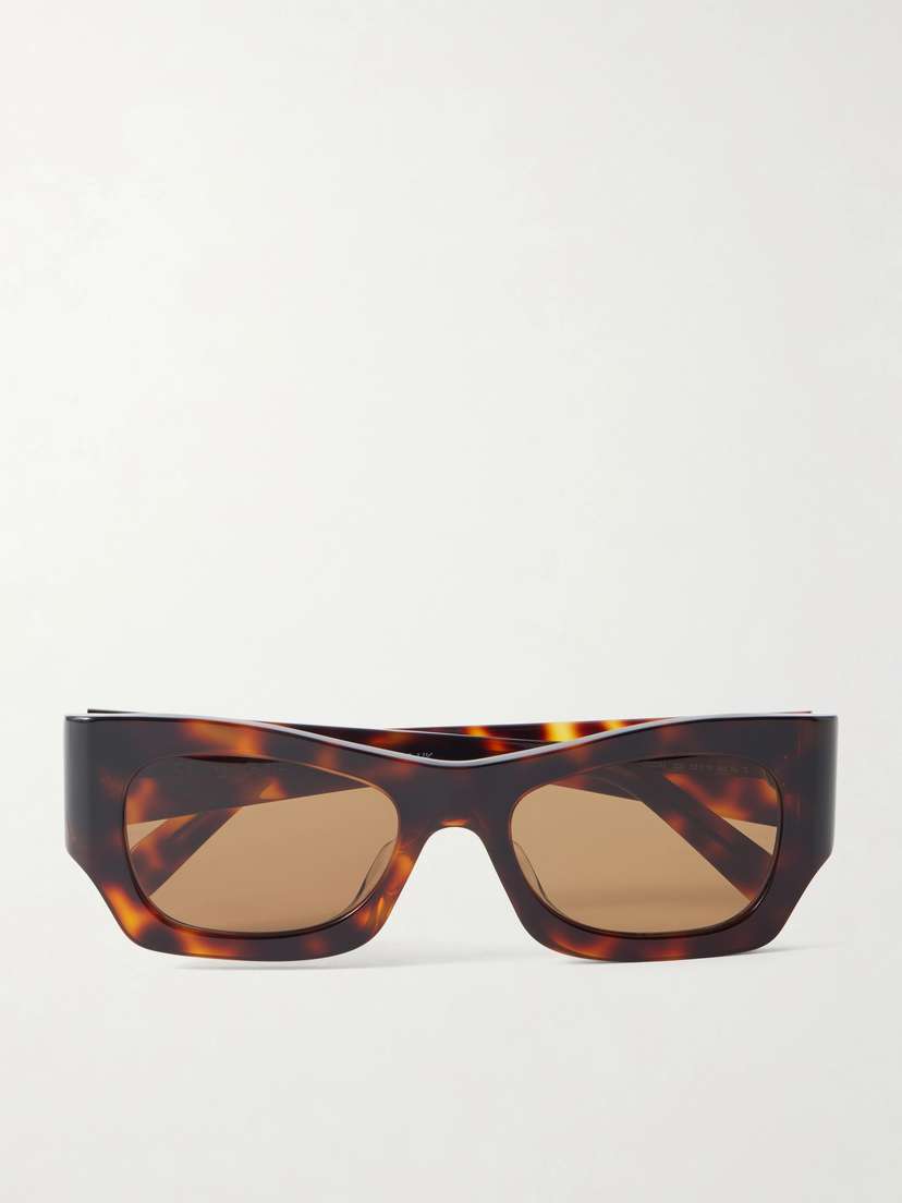 CELINE Eyewear Square-frame Tortoiseshell Acetate Sunglasses