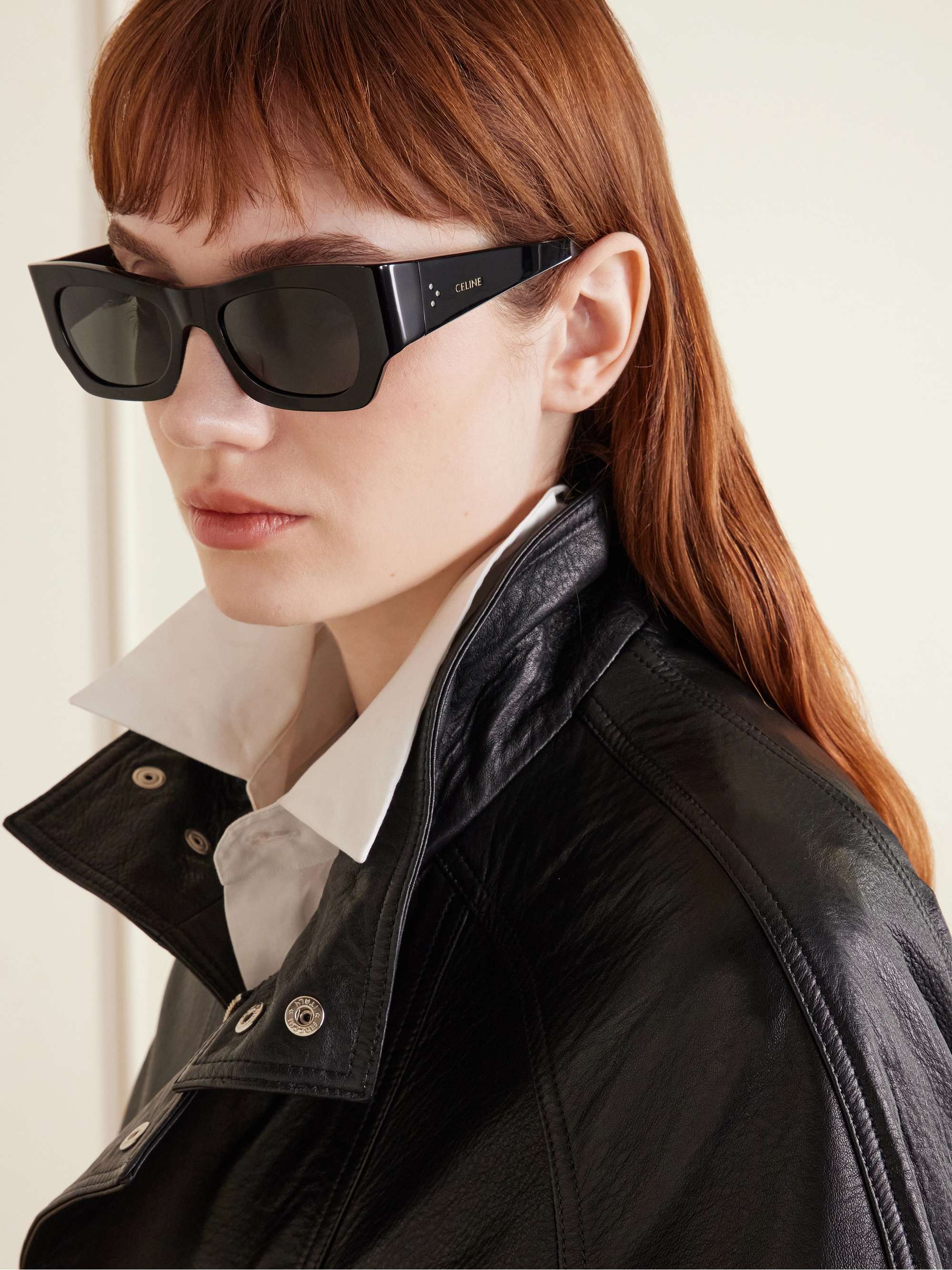 CELINE EYEWEAR Square-frame acetate sunglasses | NET-A-PORTER