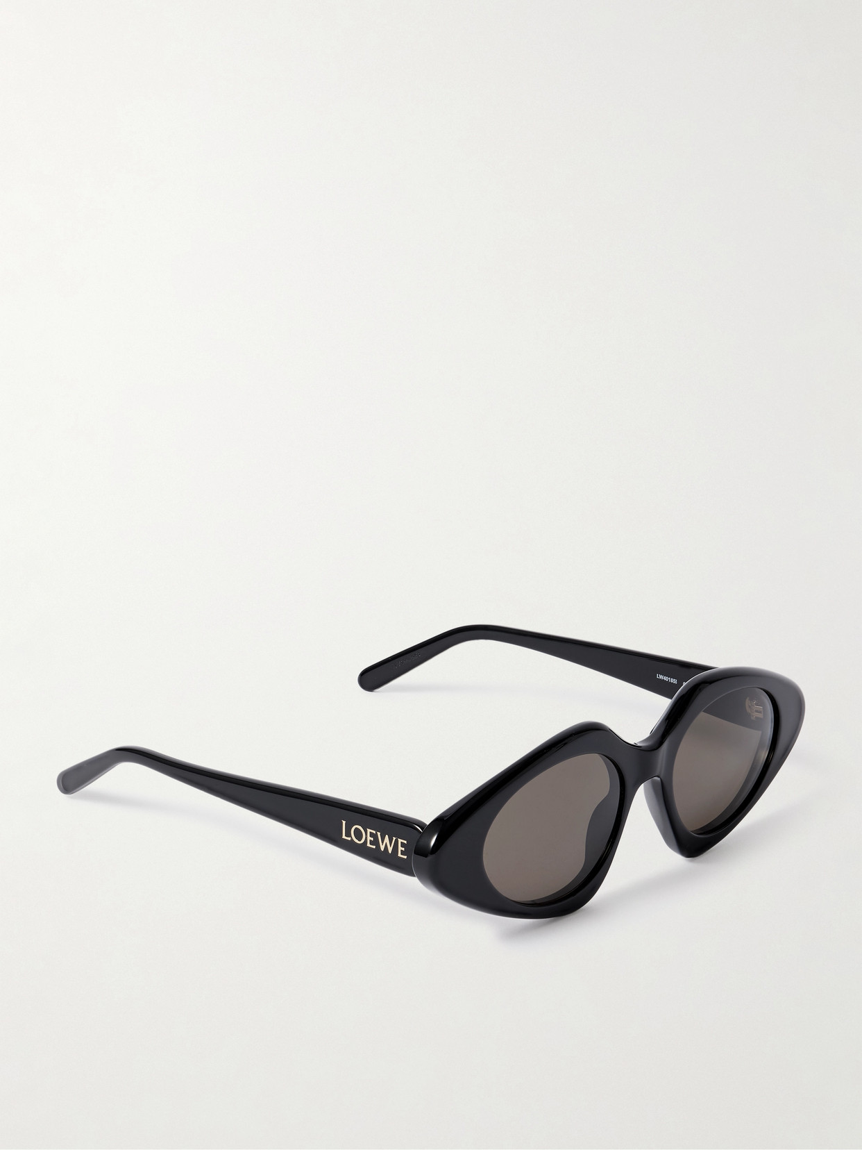 Loewe Triangle Slim 50mm Geometric Sunglasses In Black