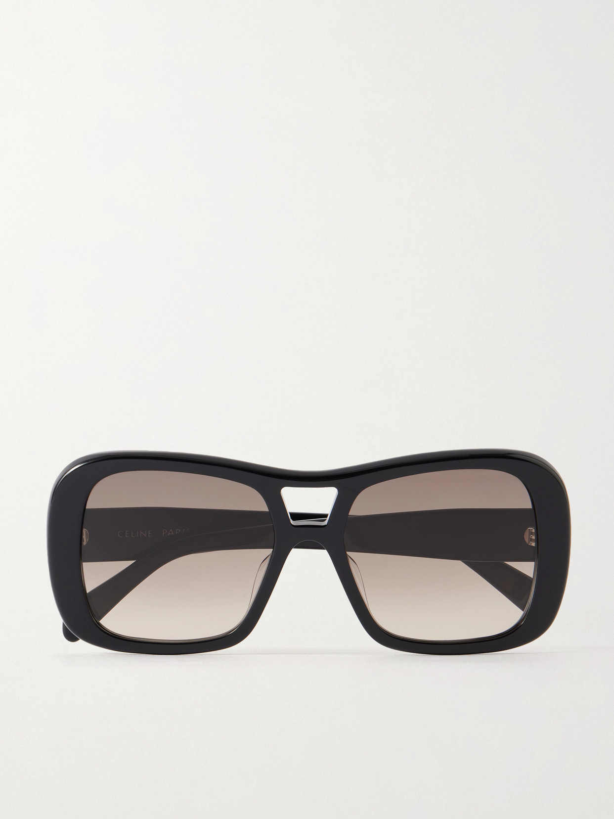 Celine Aviator-style Acetate Sunglasses In Black