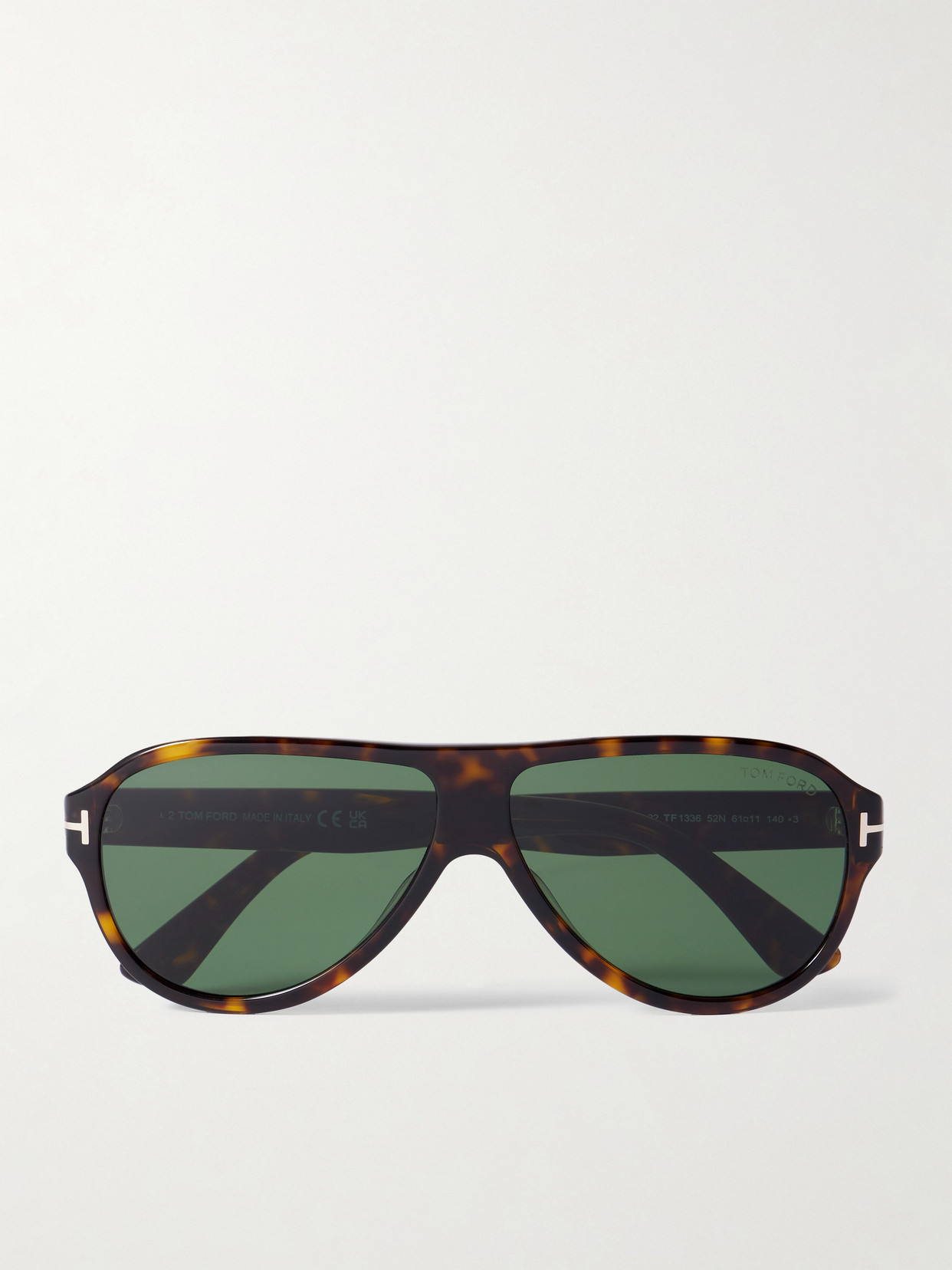 Tom Ford Samuele Aviator-style Tortoiseshell Acetate Sunglasses In Brown