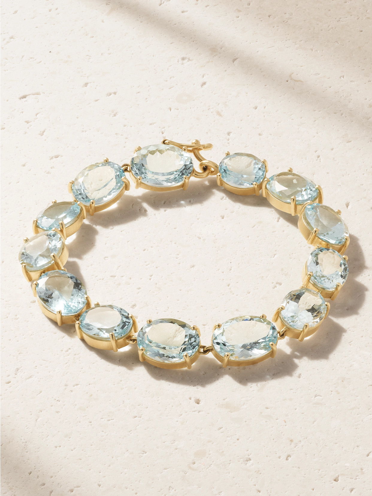 Irene Neuwirth Gemmy Gem 18-karat Gold Aquamarine Bracelet