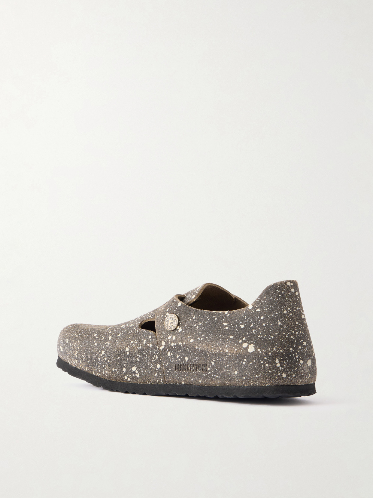 1774 - + Stfm London Leather Clogs