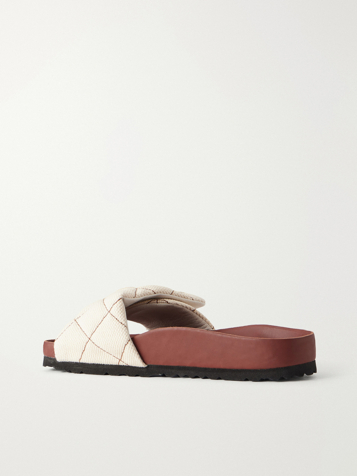 1774 - Sylt Padded Quilted Canvas Sandals