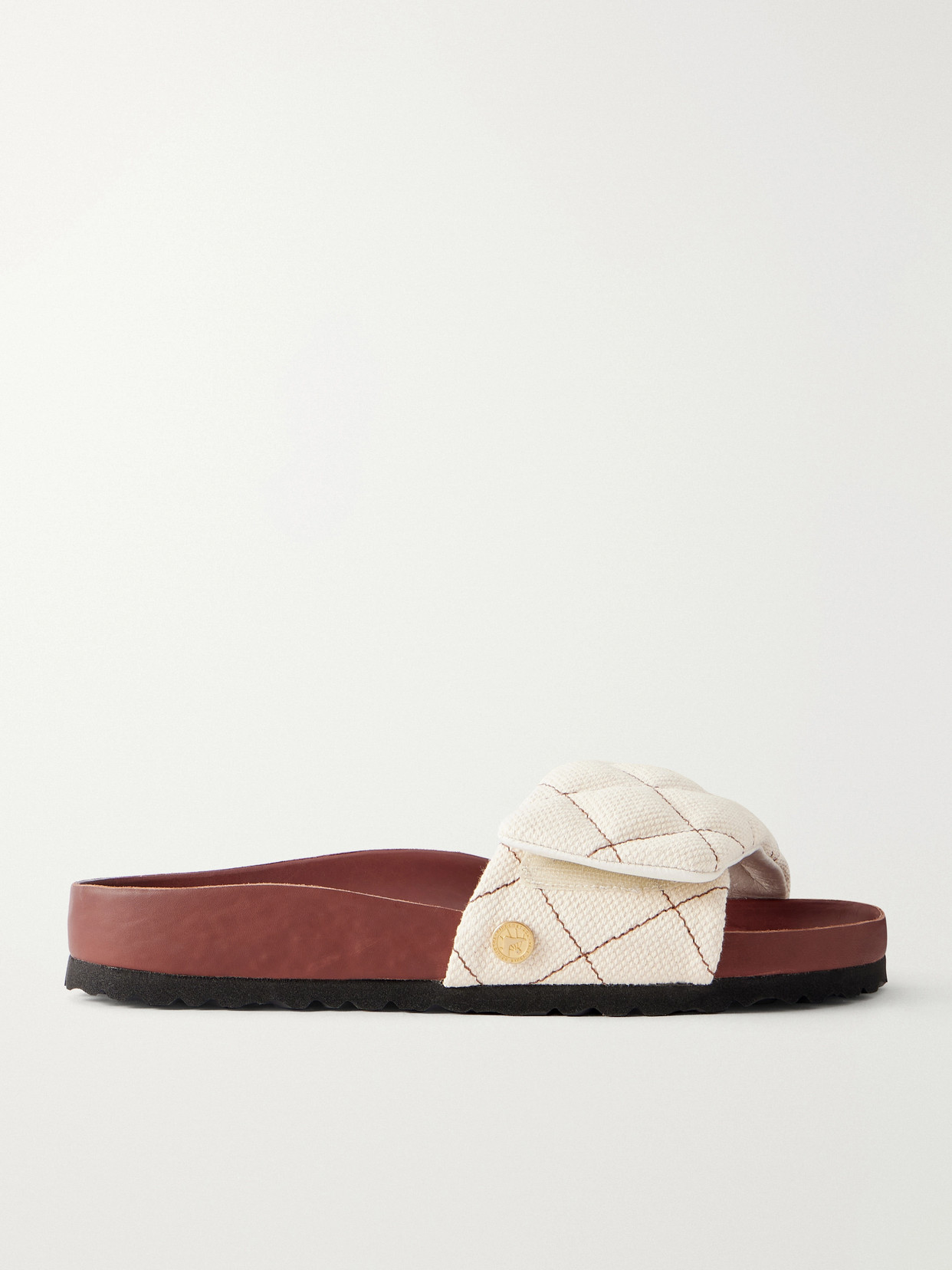 1774 - Sylt Padded Quilted Canvas Sandals