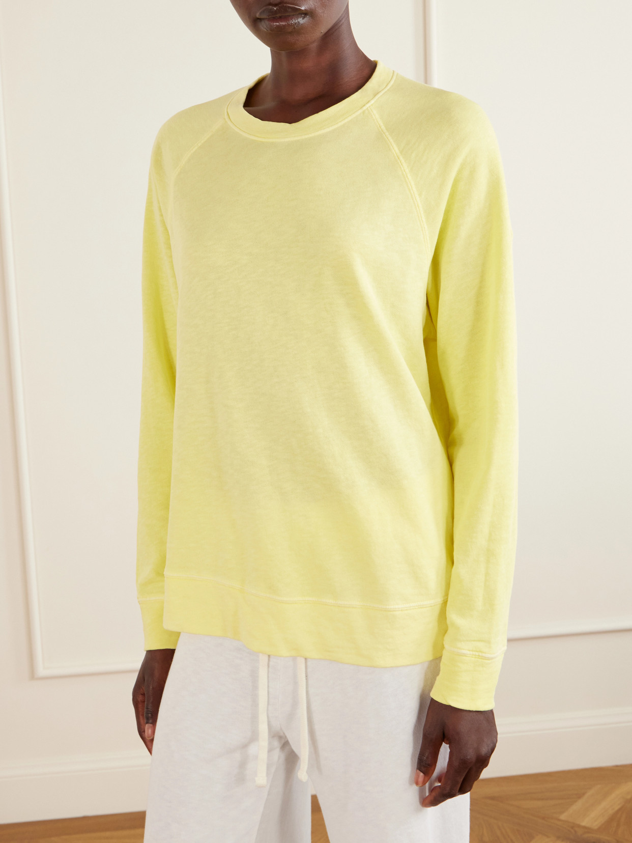 Supima Cotton-Terry Sweatshirt