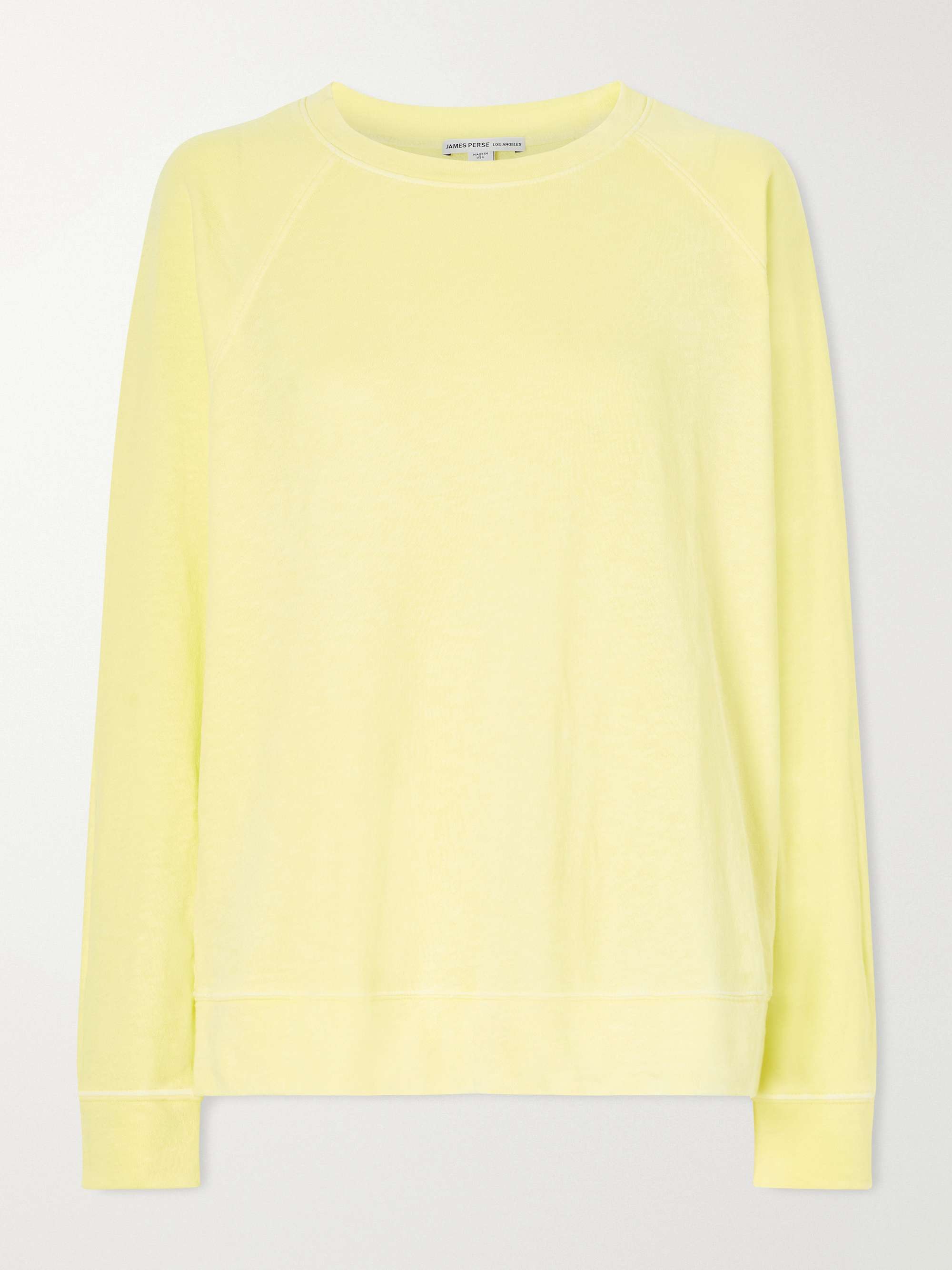 JAMES PERSE Supima cotton-terry sweatshirt