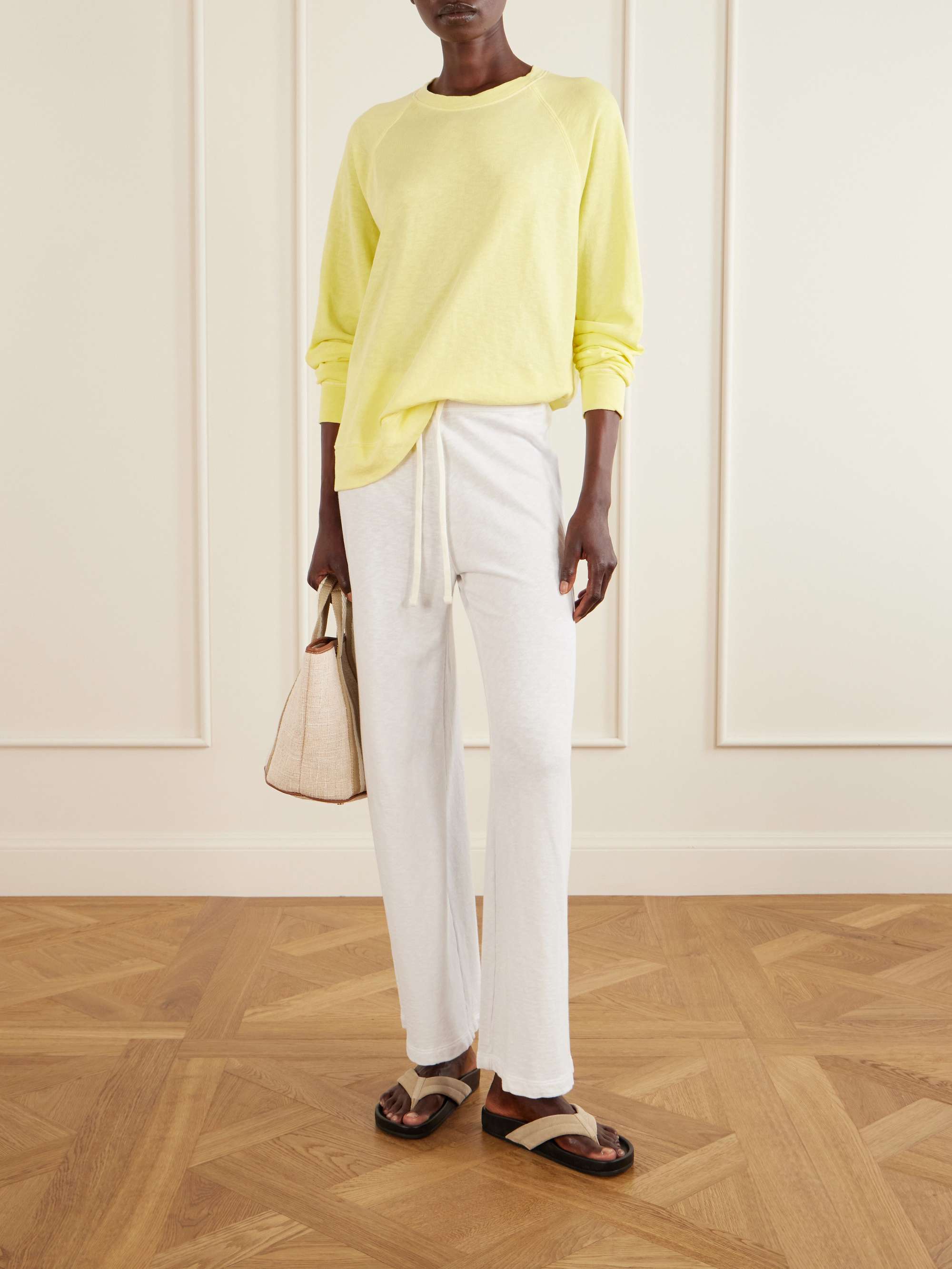 JAMES PERSE Supima cotton-terry sweatshirt