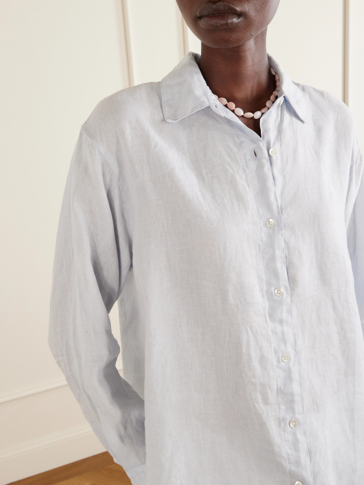 Linen-Canvas Shirt