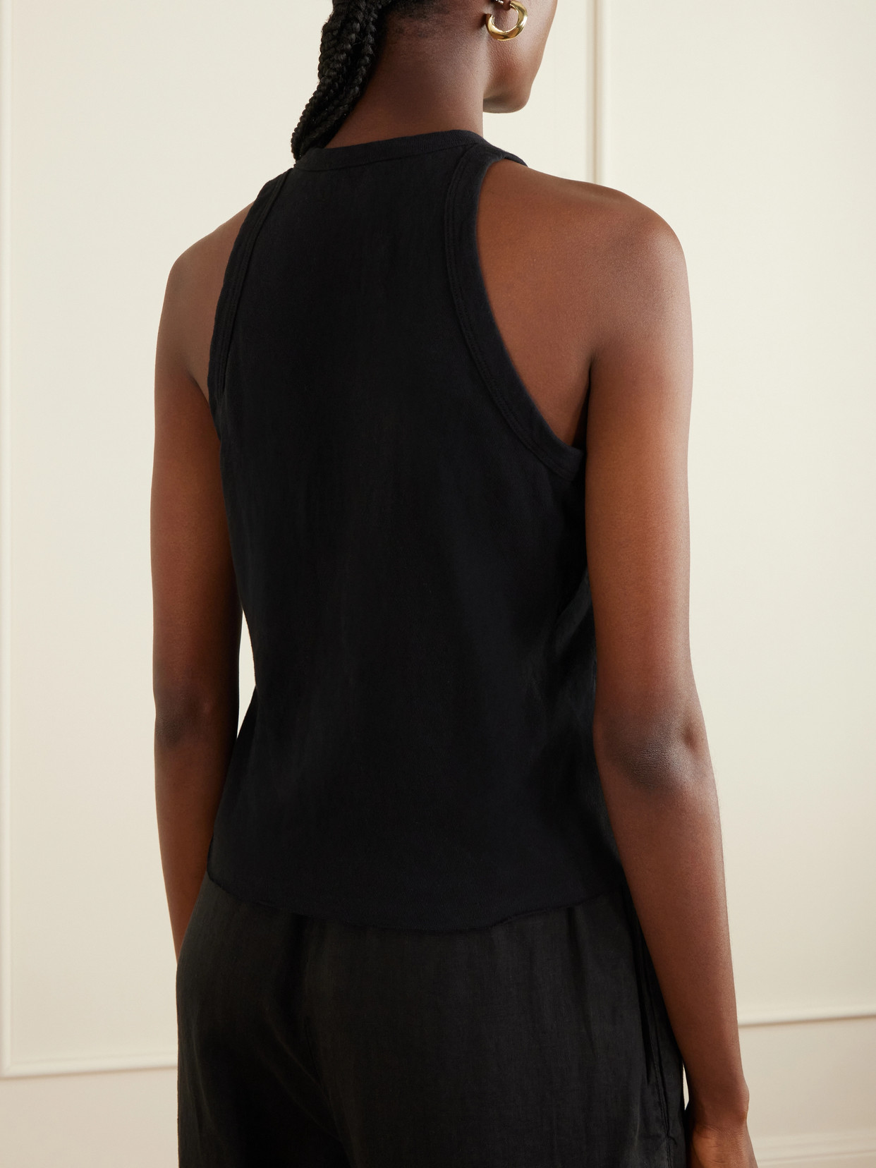 Slub Cotton-Jersey Tank Top