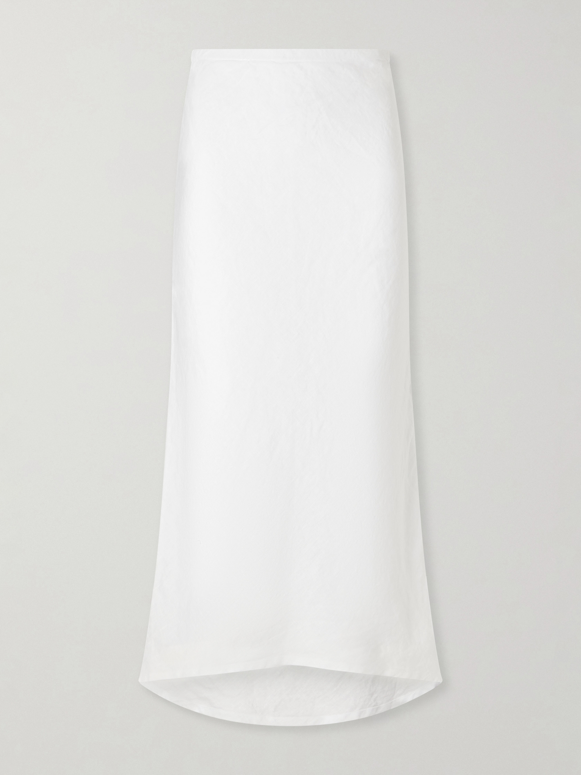 James Perse Linen-canvas midi skirt