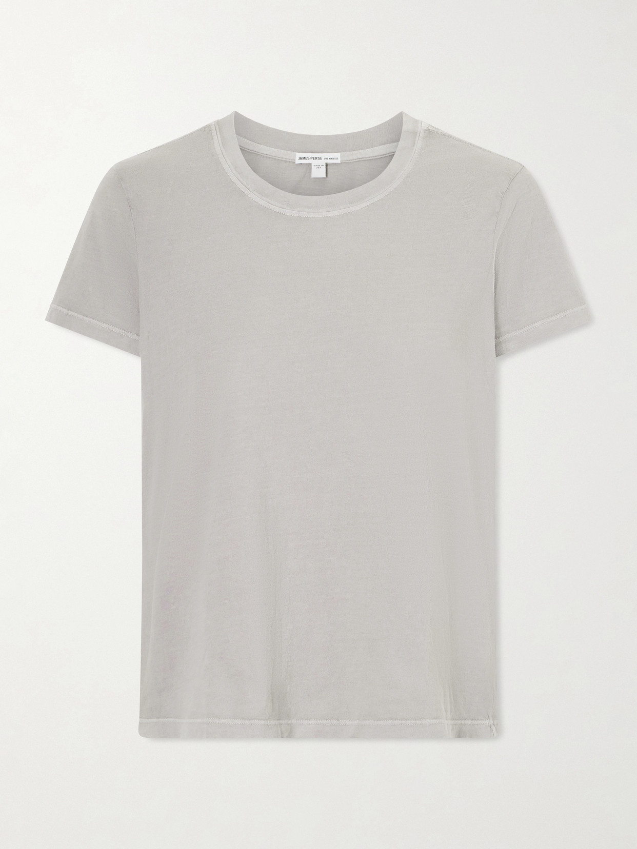 James Perse Vintage Boy Cotton-jersey T-shirt In Gray