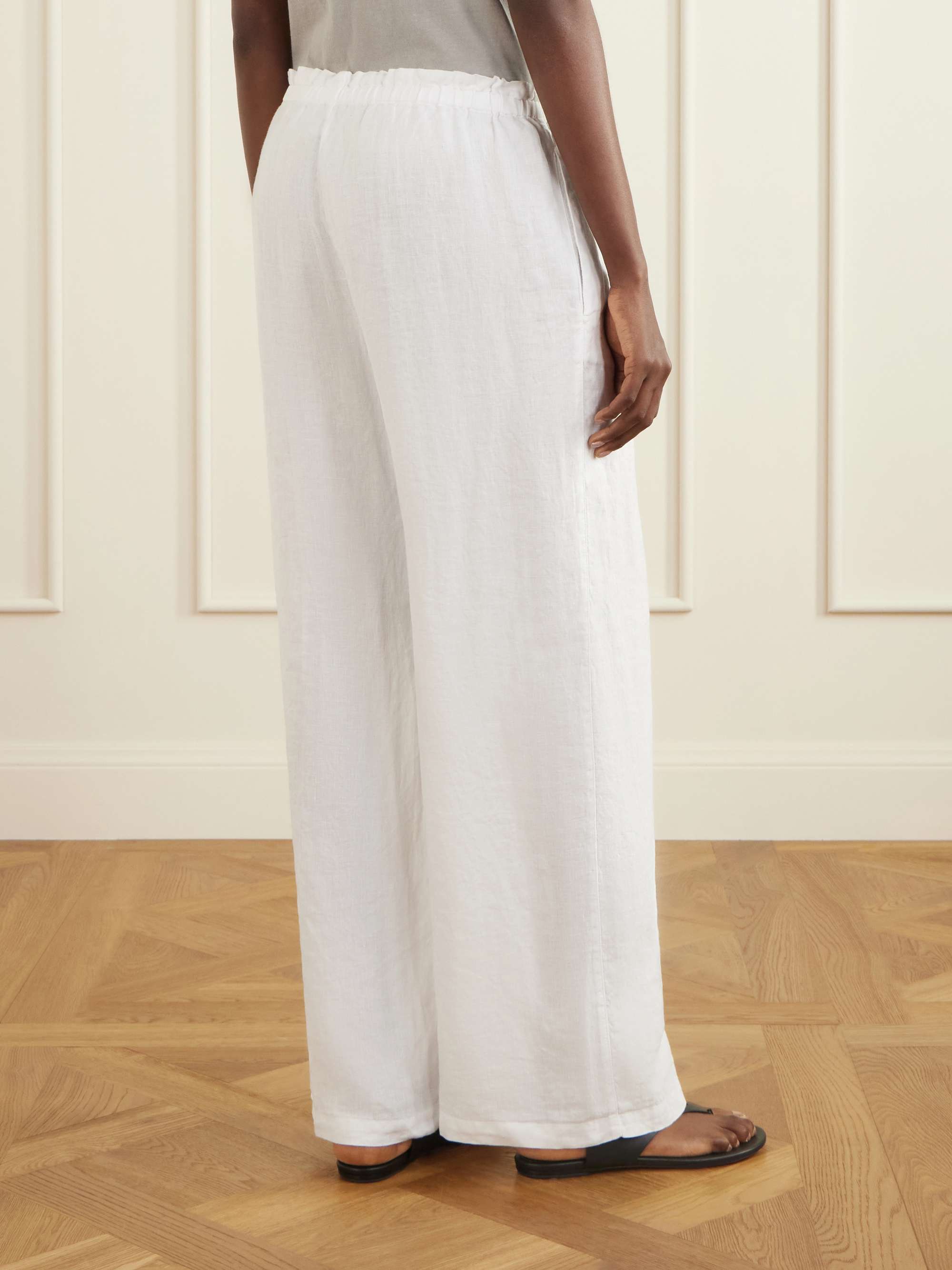 JAMES PERSE Linen straight-leg pants | NET-A-PORTER