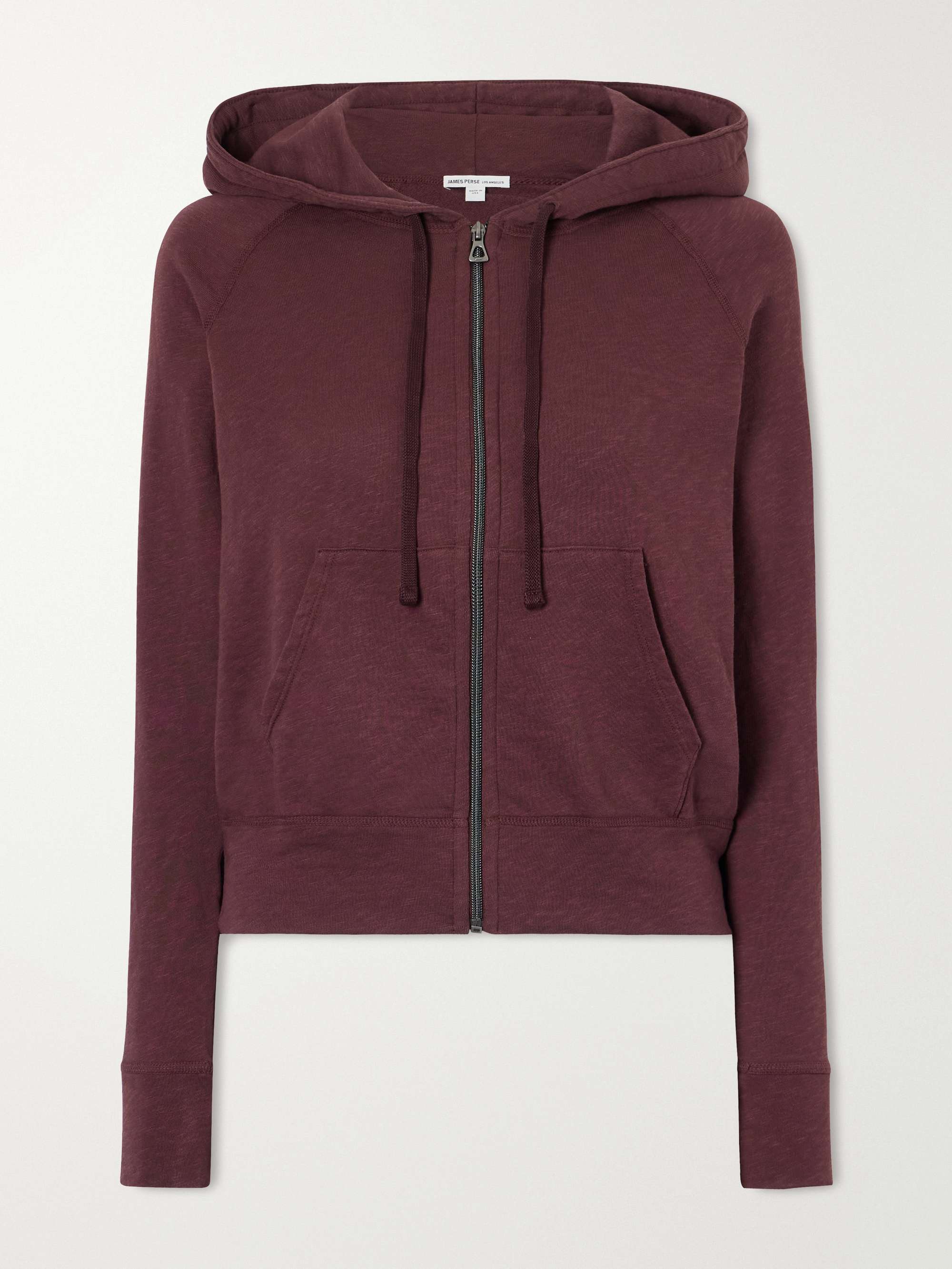 JAMES PERSE Vintage Supima cotton-jersey hoodie