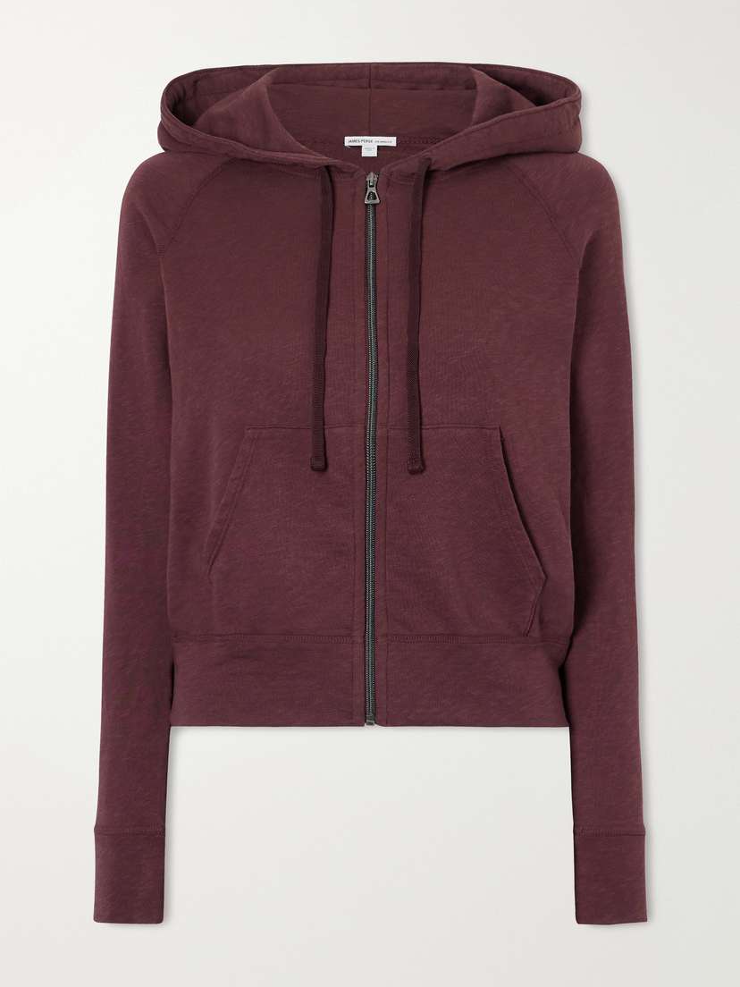 James Perse French Cotton-terry Hoodie