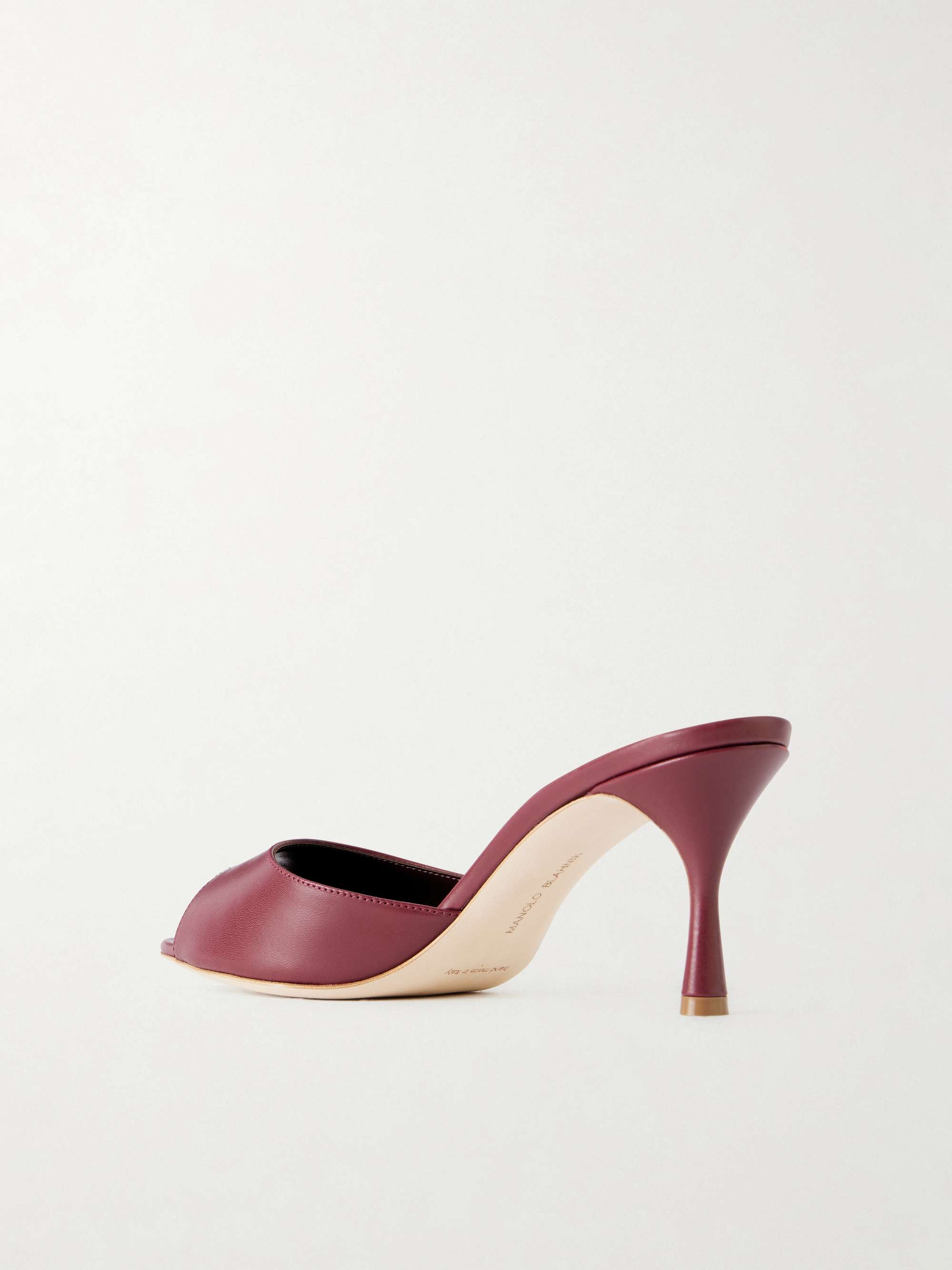MANOLO BLAHNIK Jada 70 leather mules