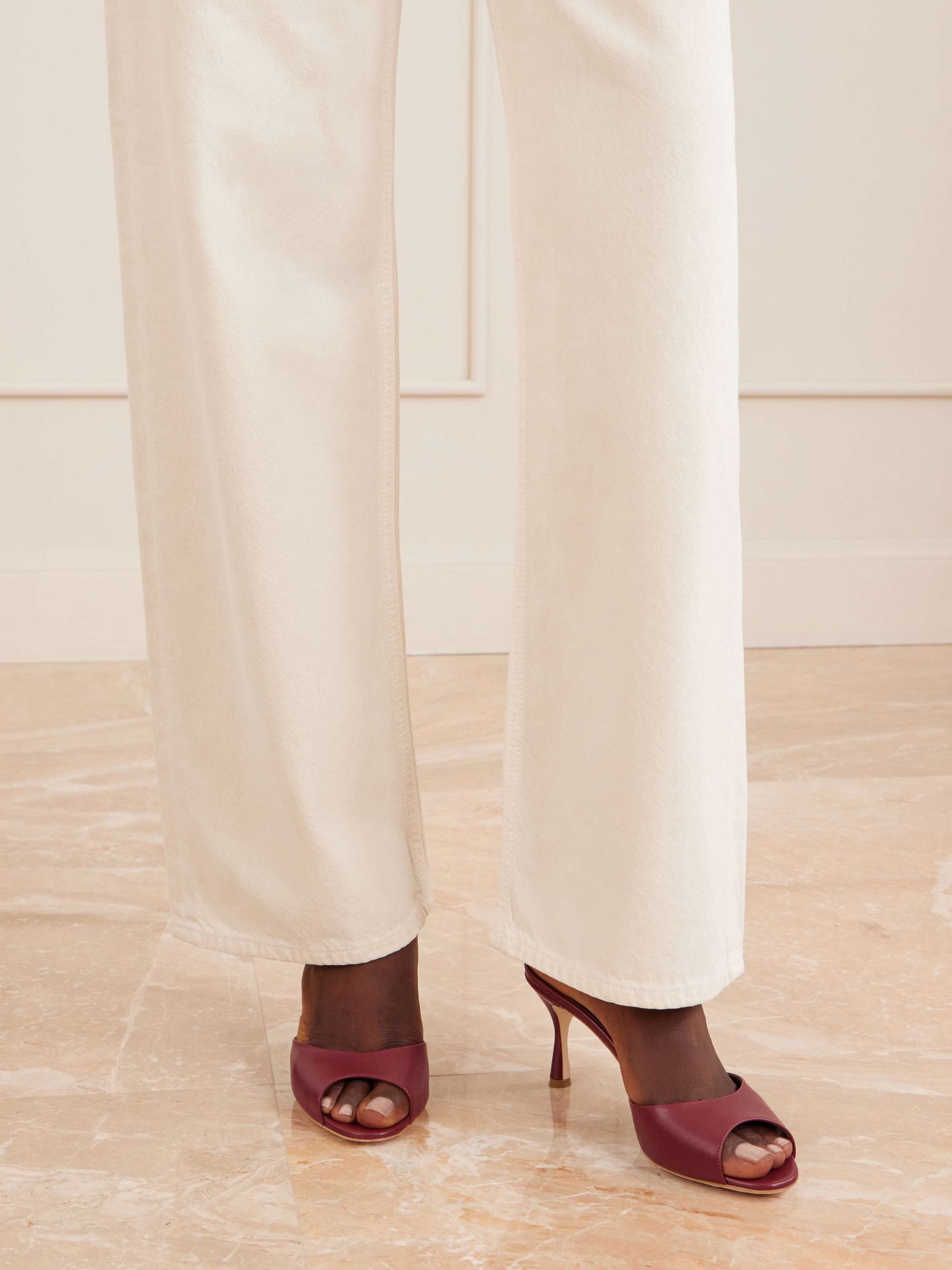 MANOLO BLAHNIK Jada 70 leather mules