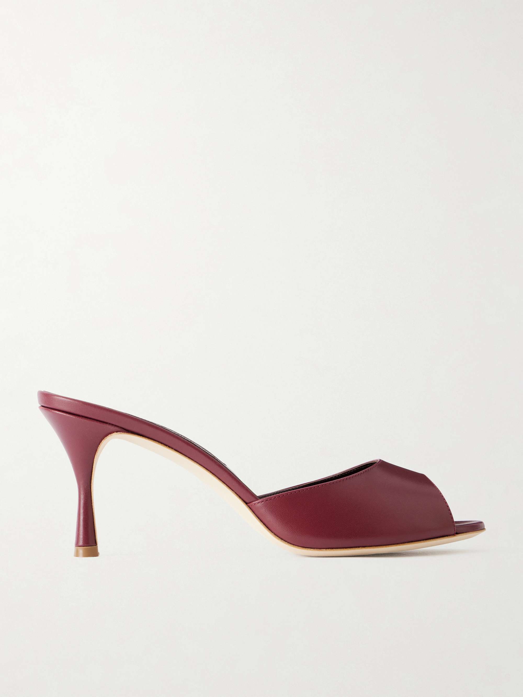 MANOLO BLAHNIK Jada 70 leather mules