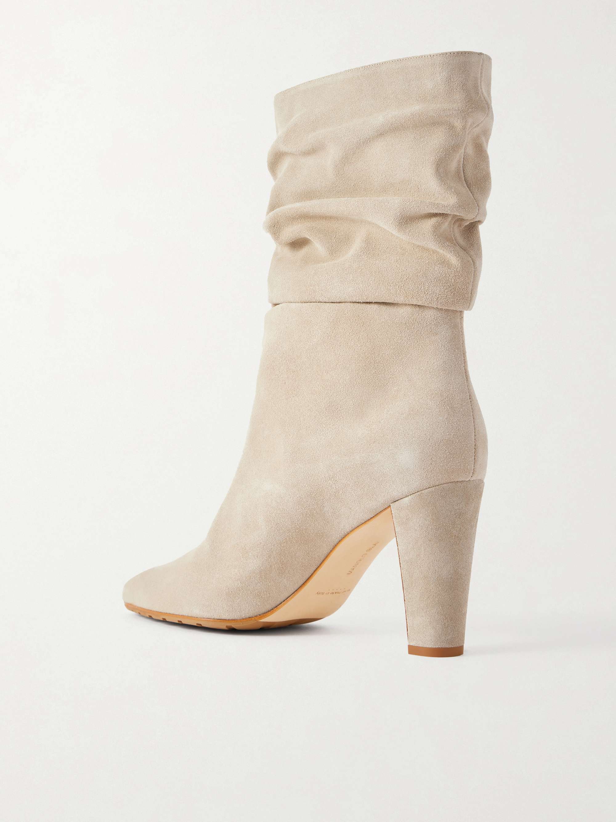 MANOLO BLAHNIK Calasso 90 leather ankle boots
