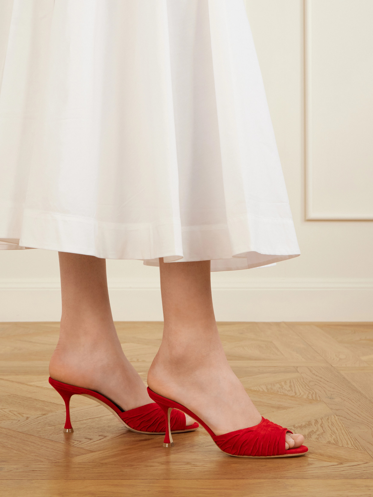 Pirua 70 Ruched Mules