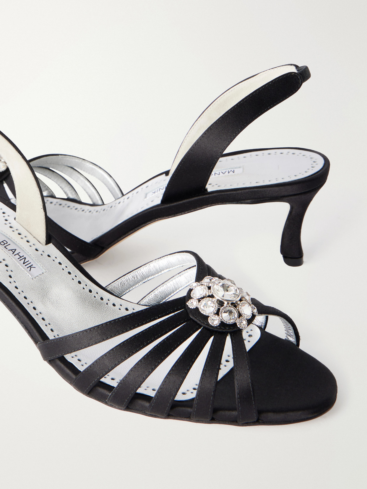 Fulmasli 50 Crystal-Embellished Sandals