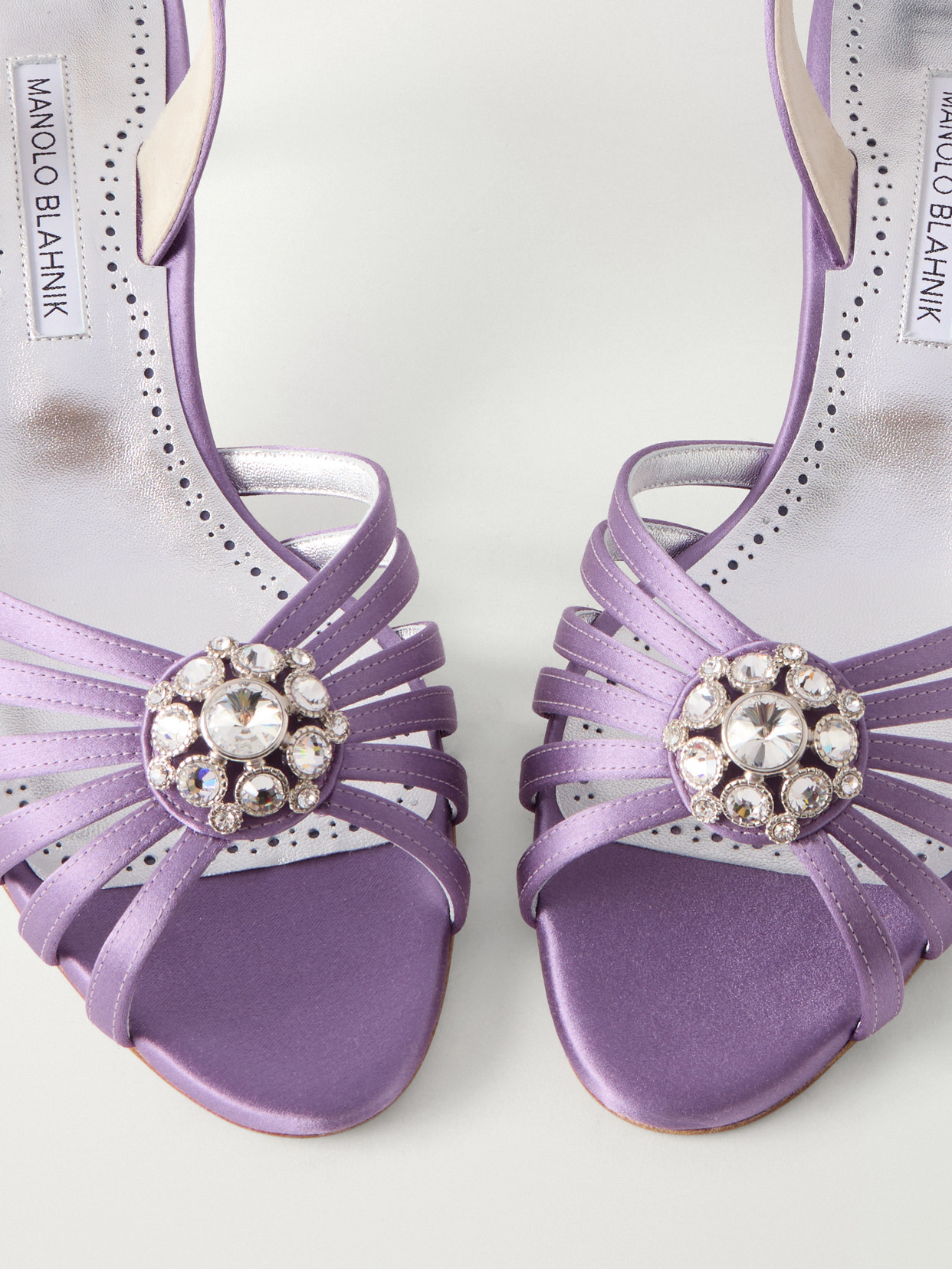 Fulmasli 50 Crystal-Embellished Sandals