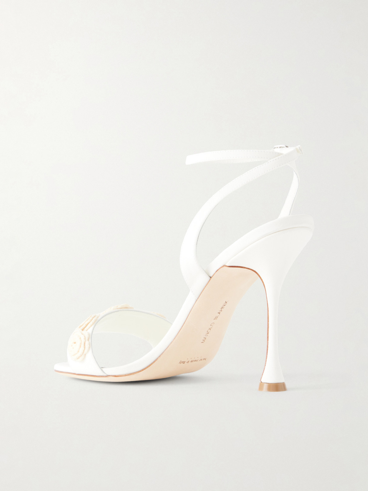 Raosnu 105 Crochet-Trimmed Sandals