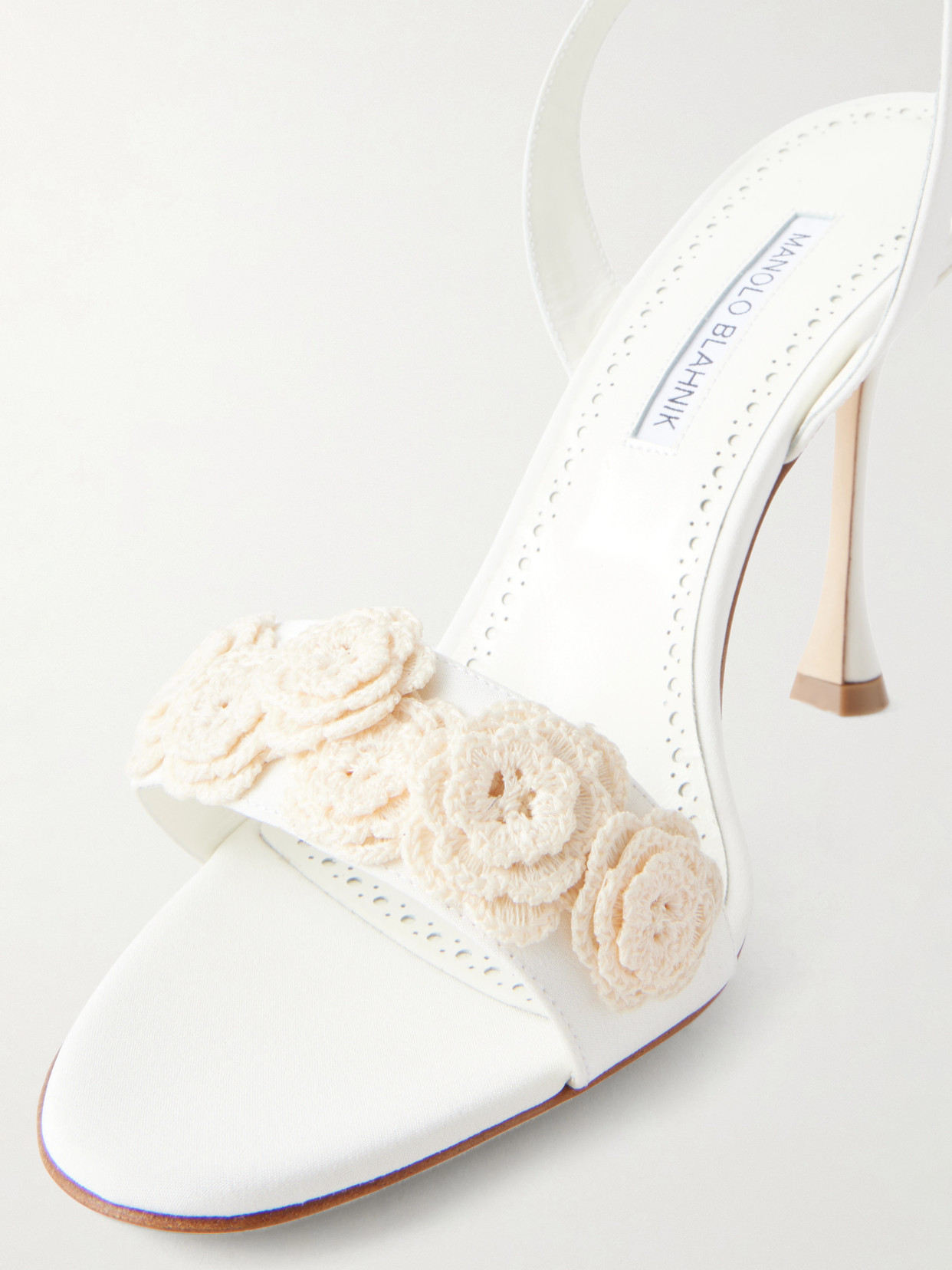 Raosnu 105 Crochet-Trimmed Sandals