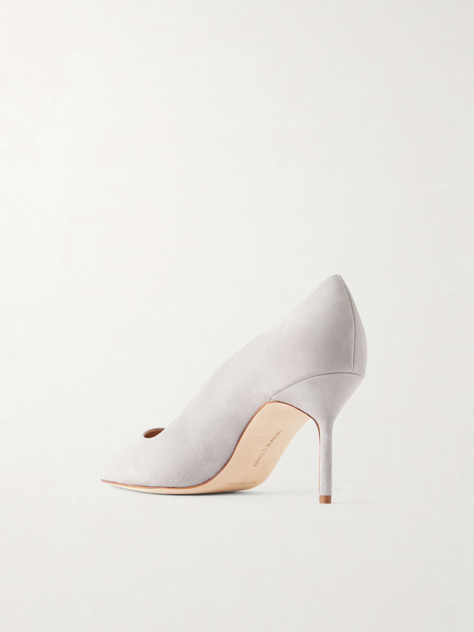 MANOLO BLAHNIK BB 70 suede pumps