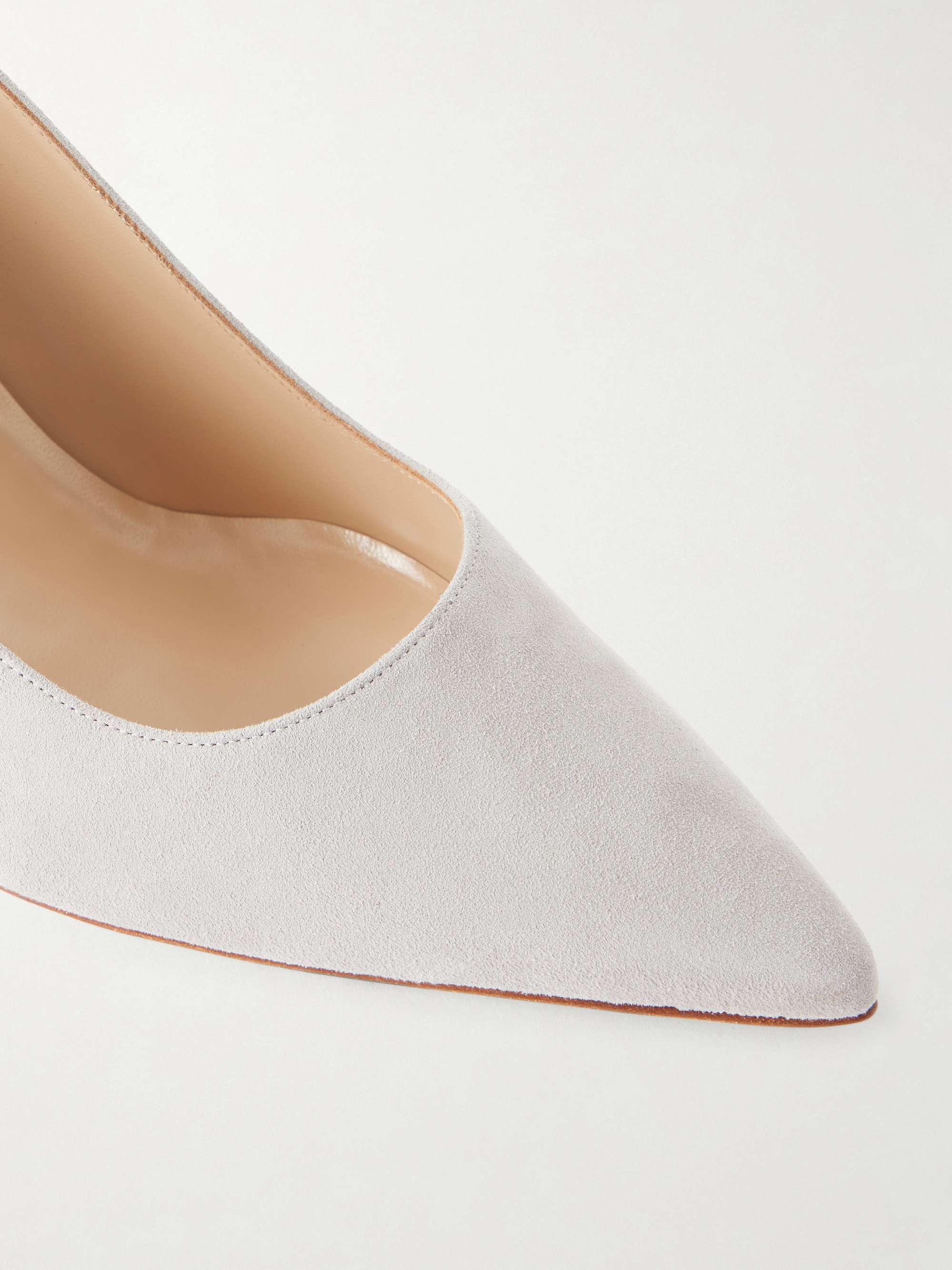 MANOLO BLAHNIK BB 70 suede pumps | NET-A-PORTER
