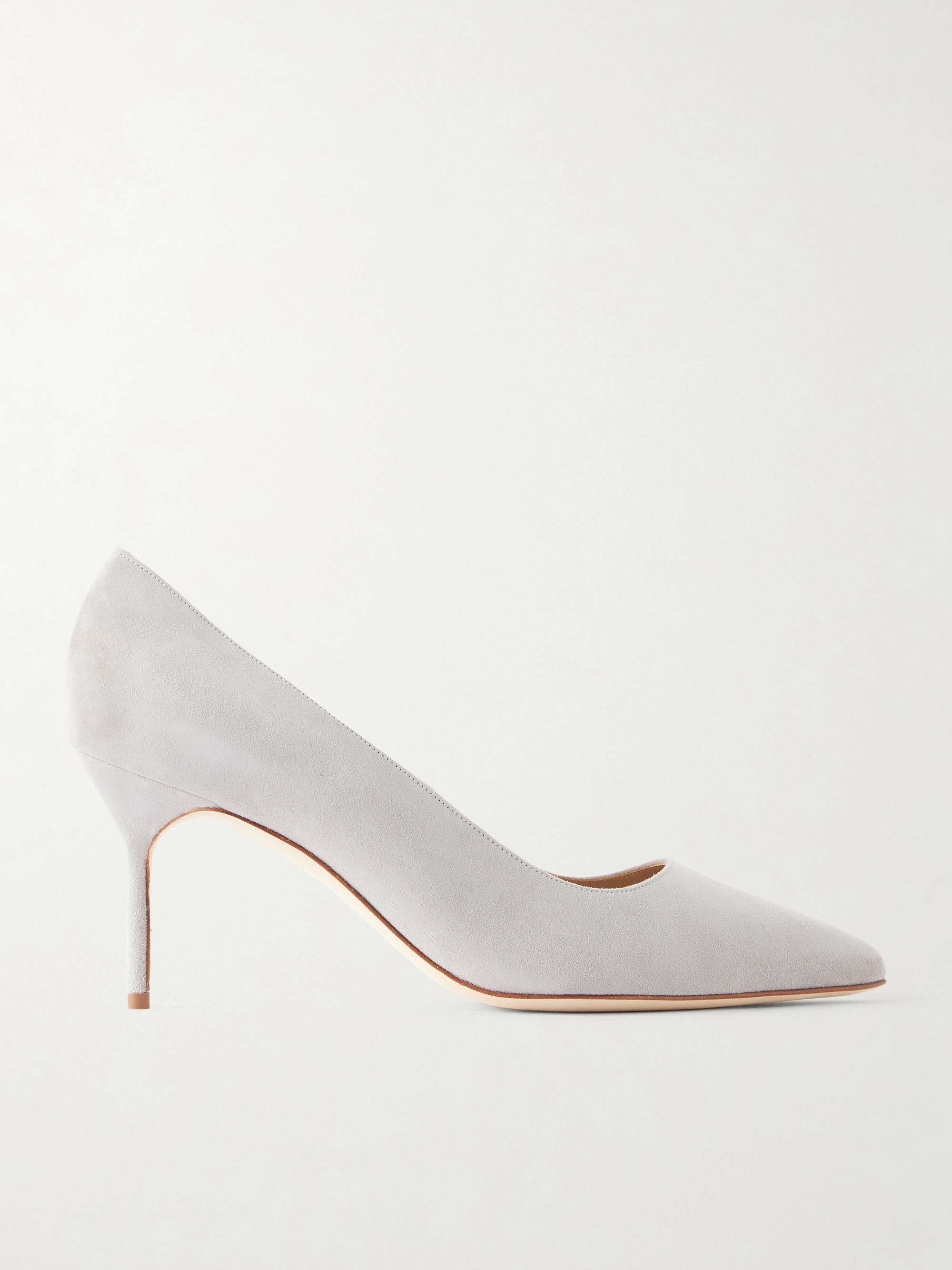 MANOLO BLAHNIK BB 70 suede pumps