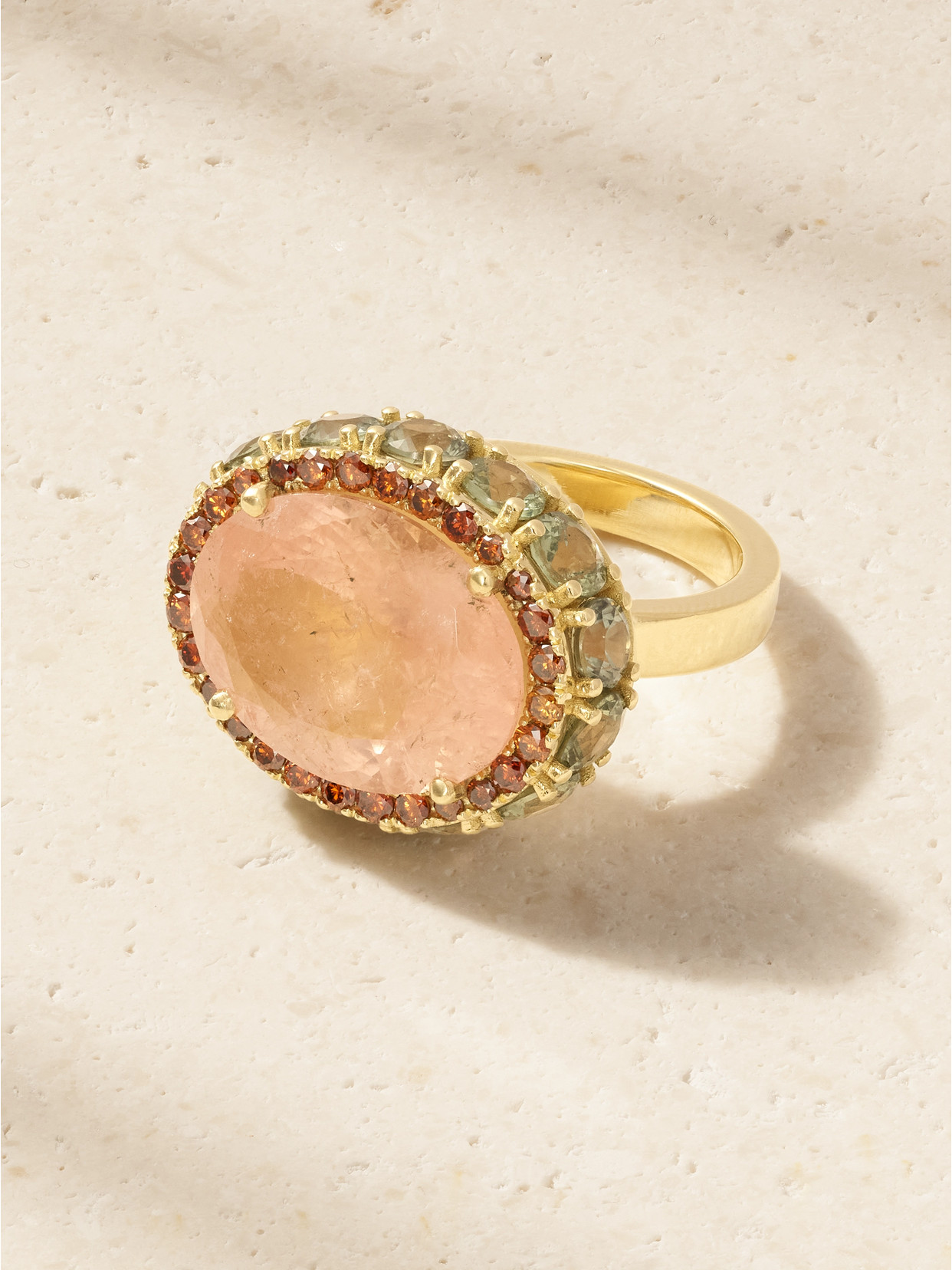 Ileana Makri One Of A Kind 18-karat Gold Multi-stone Ring