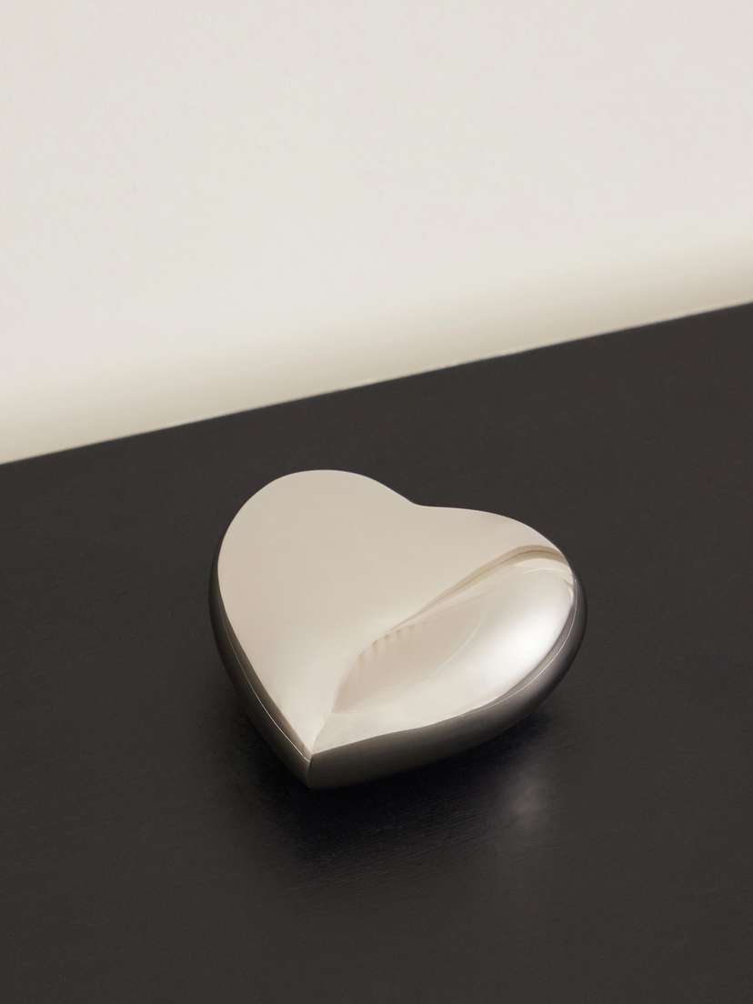 Fourth Street Heart Silver-tone Paperweight | Thumbnail 4 Fourth Street Heart Silver-tone Paperweight | Thumbnail 4