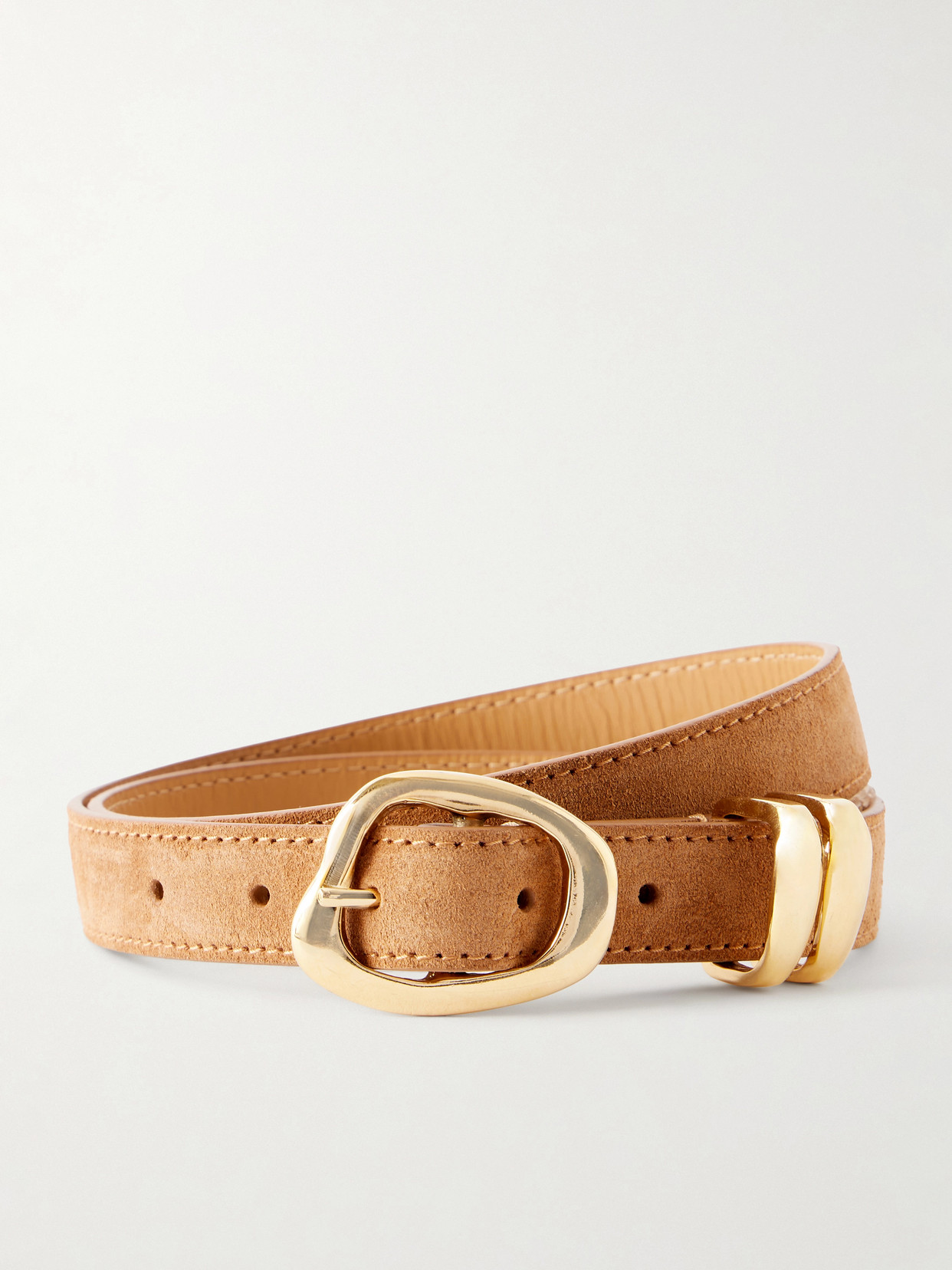 Amanu The Tugela Suede Belt In Brown