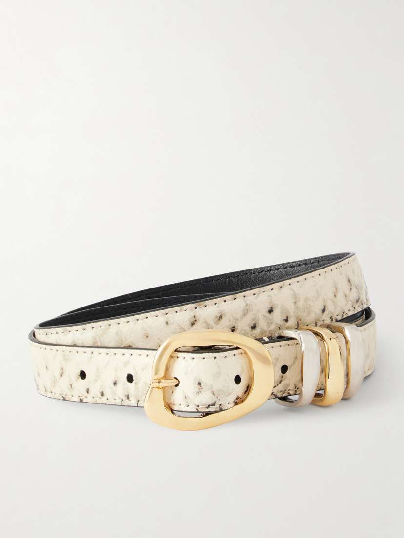 AMANU Tugela Snake-effect Leather Belt | Thumbnail 4 AMANU Tugela Snake-effect Leather Belt | Thumbnail 4
