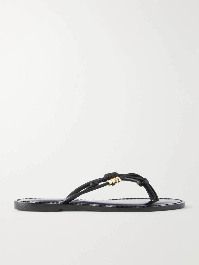 AMANU The Kiwayu Embellished Leather Sandals | Thumbnail 7