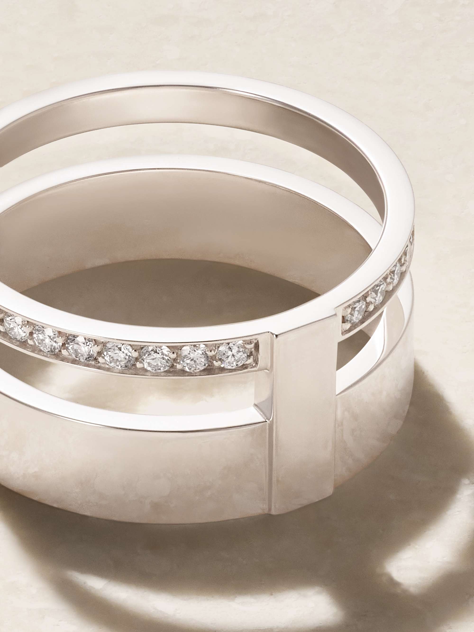 REPOSSI Berbère Module 18-karat white gold diamond ring
