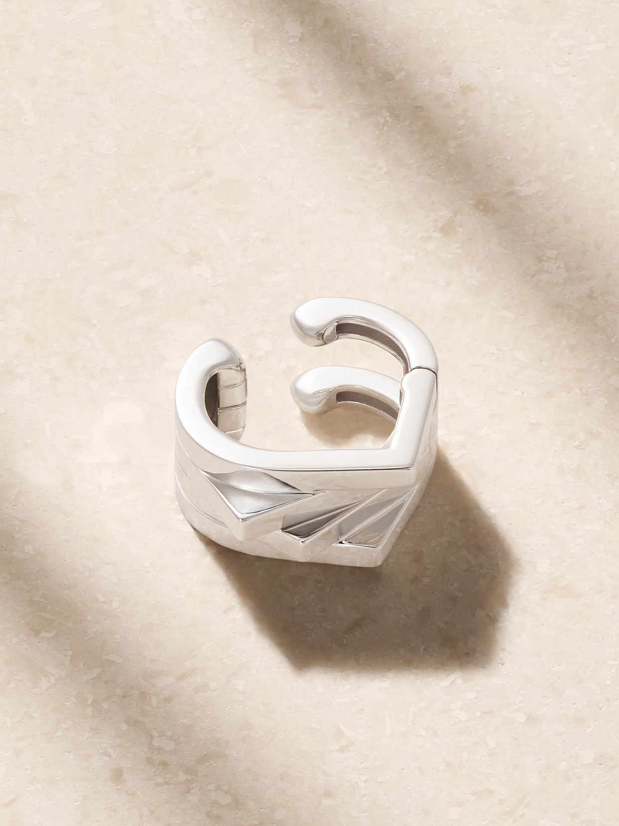 Repossi Antifer 18-karat White Gold Ear Cuff