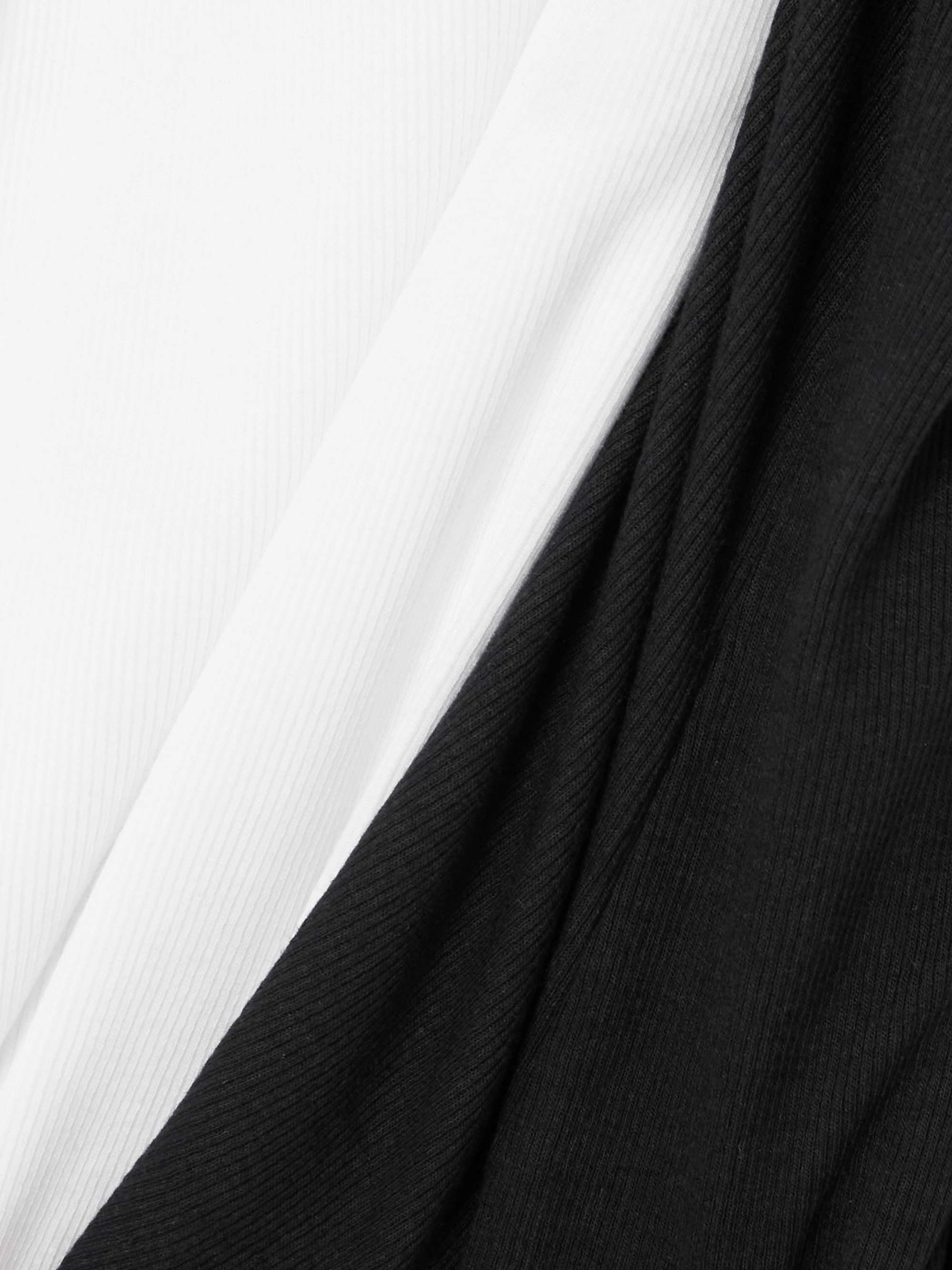 COMMANDO Set of two ribbed stretch-jersey tanks | NET-A-PORTER