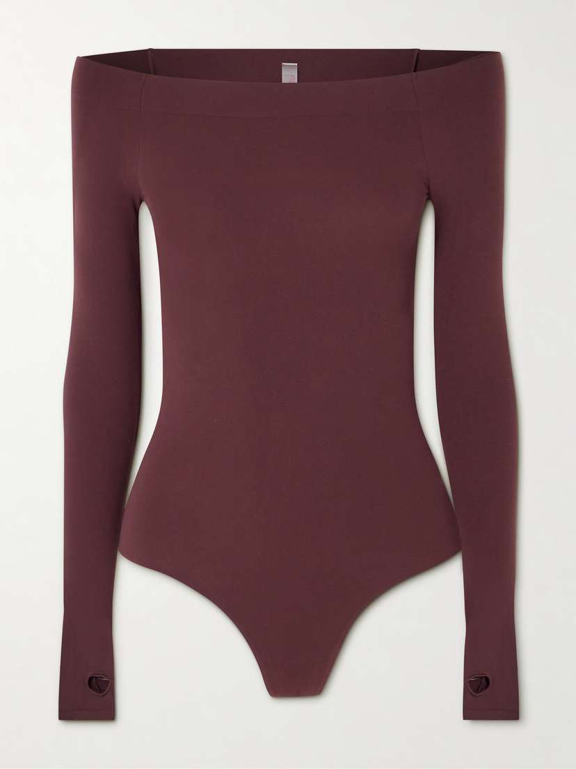 Commando Ballet Off-the-shoulder Stretch-jersey Bodysuit