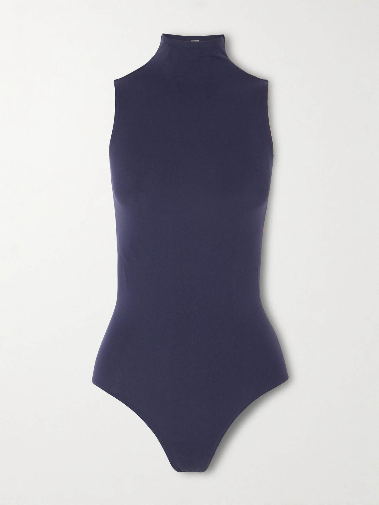 Commando Ballet Stretch-jersey Thong Bodysuit In Blue