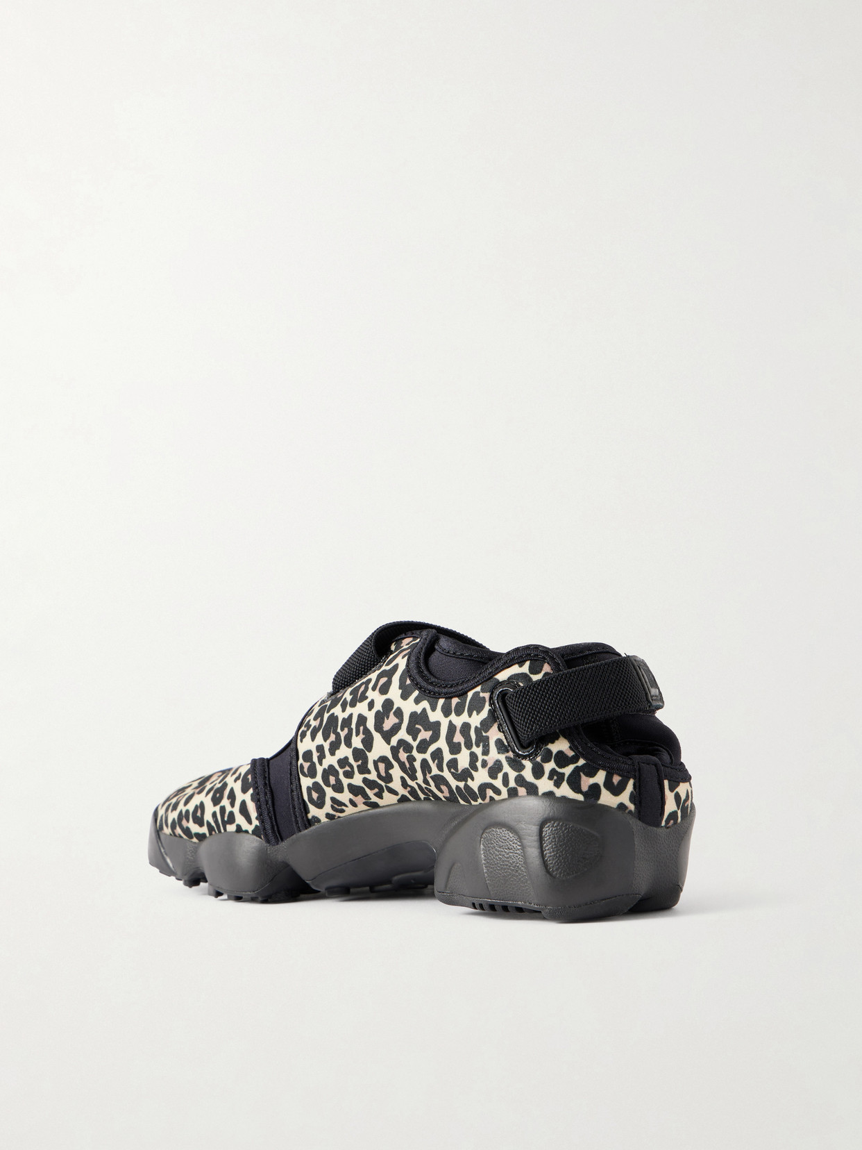 Air Rift Animal-Print Mesh Split-Toe Sneakers