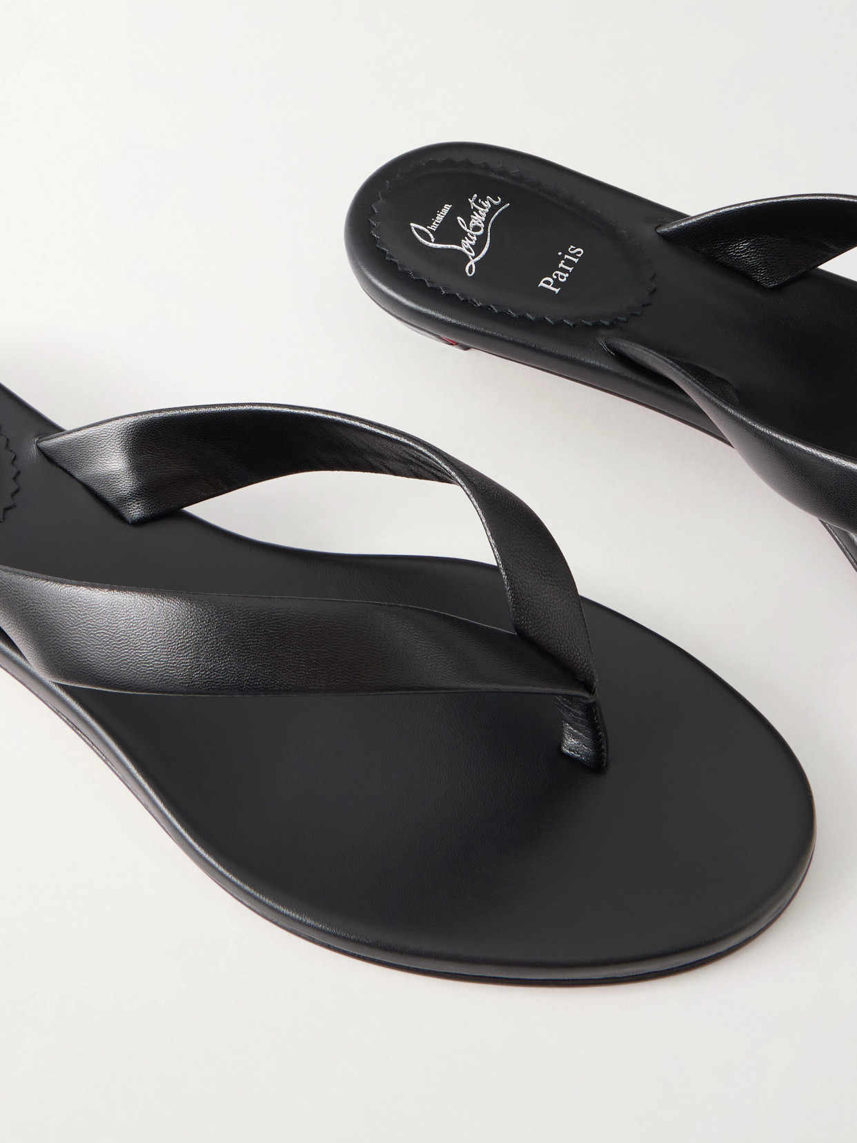 Miss Z Leather Thong Sandals