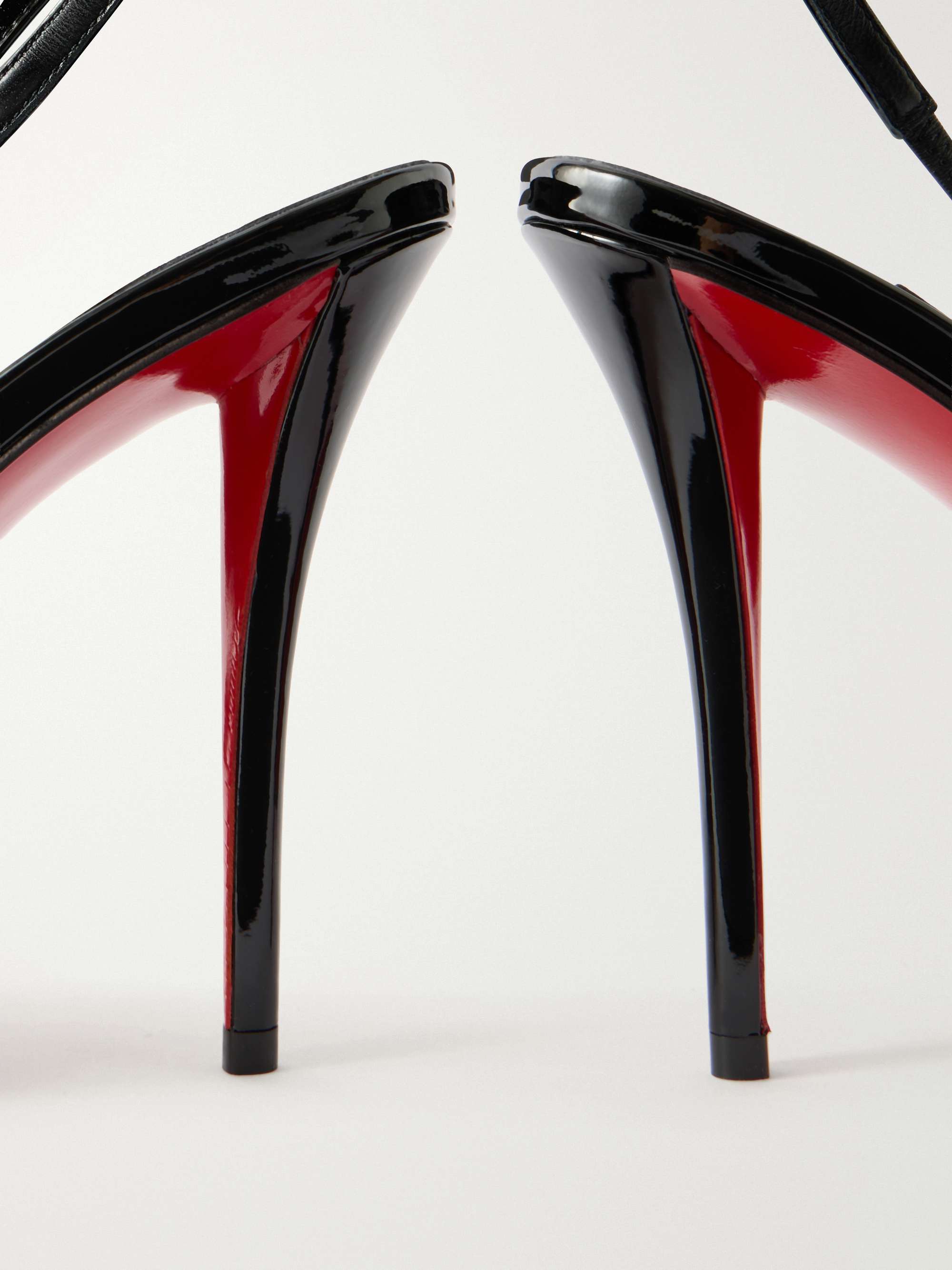 CHRISTIAN LOUBOUTIN Sofia Z 100 leather slingback sandals | NET-A