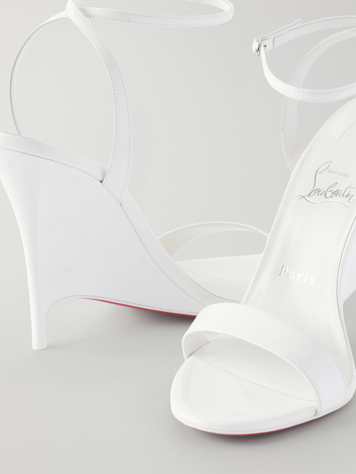 Zeezeenella 110 Patent-Leather Wedge Sandals
