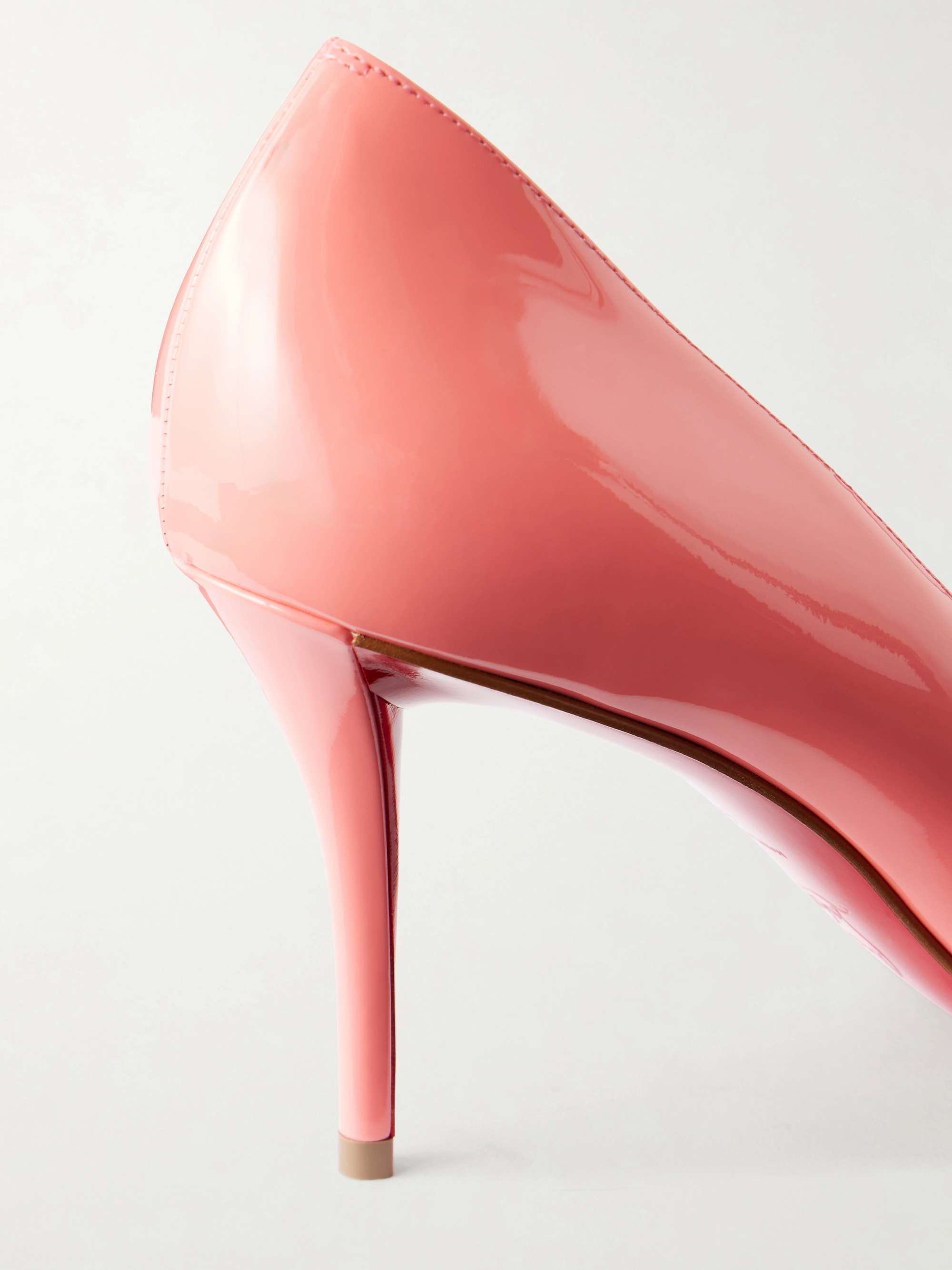 CHRISTIAN LOUBOUTIN Miss Z 80 patent-leather pumps | NET-A-PORTER